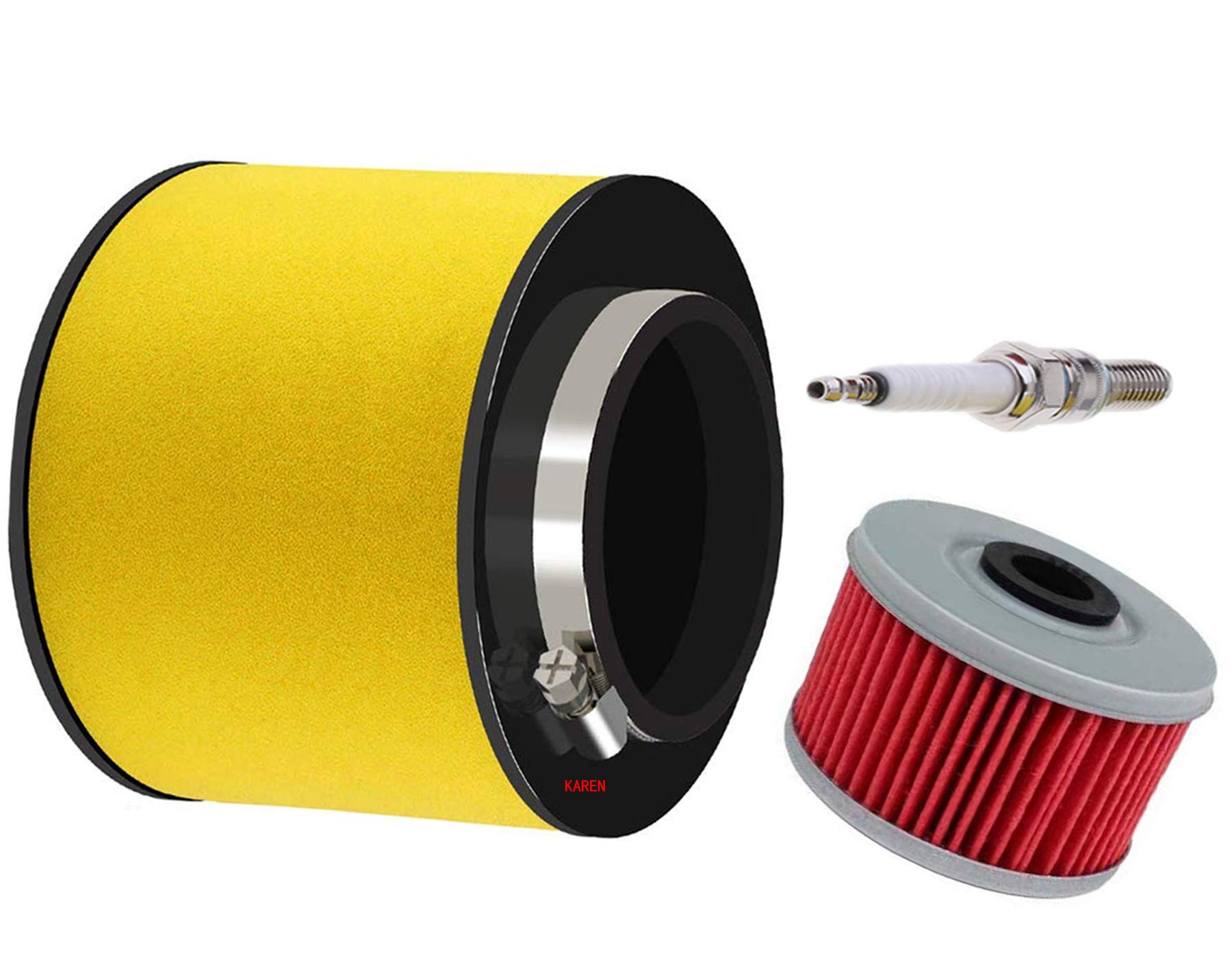 TRX350 Air Filter Compatible for Honda Rancher TRX350FE TRX350FM TRX350TE TRX350TM 2000 2001 2002 2003 2004 2005 2006 Replacce 1