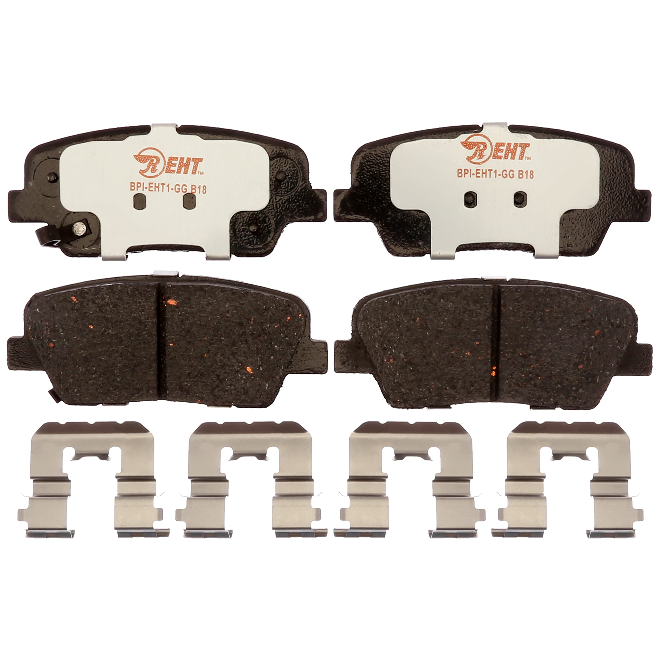 Raybestos Premium Raybestos Element3 Eht Replacement Rear Brake Pad Set For 2010-2016 Hyundai Santa Fe & 2011-2015 Kia Sorento M