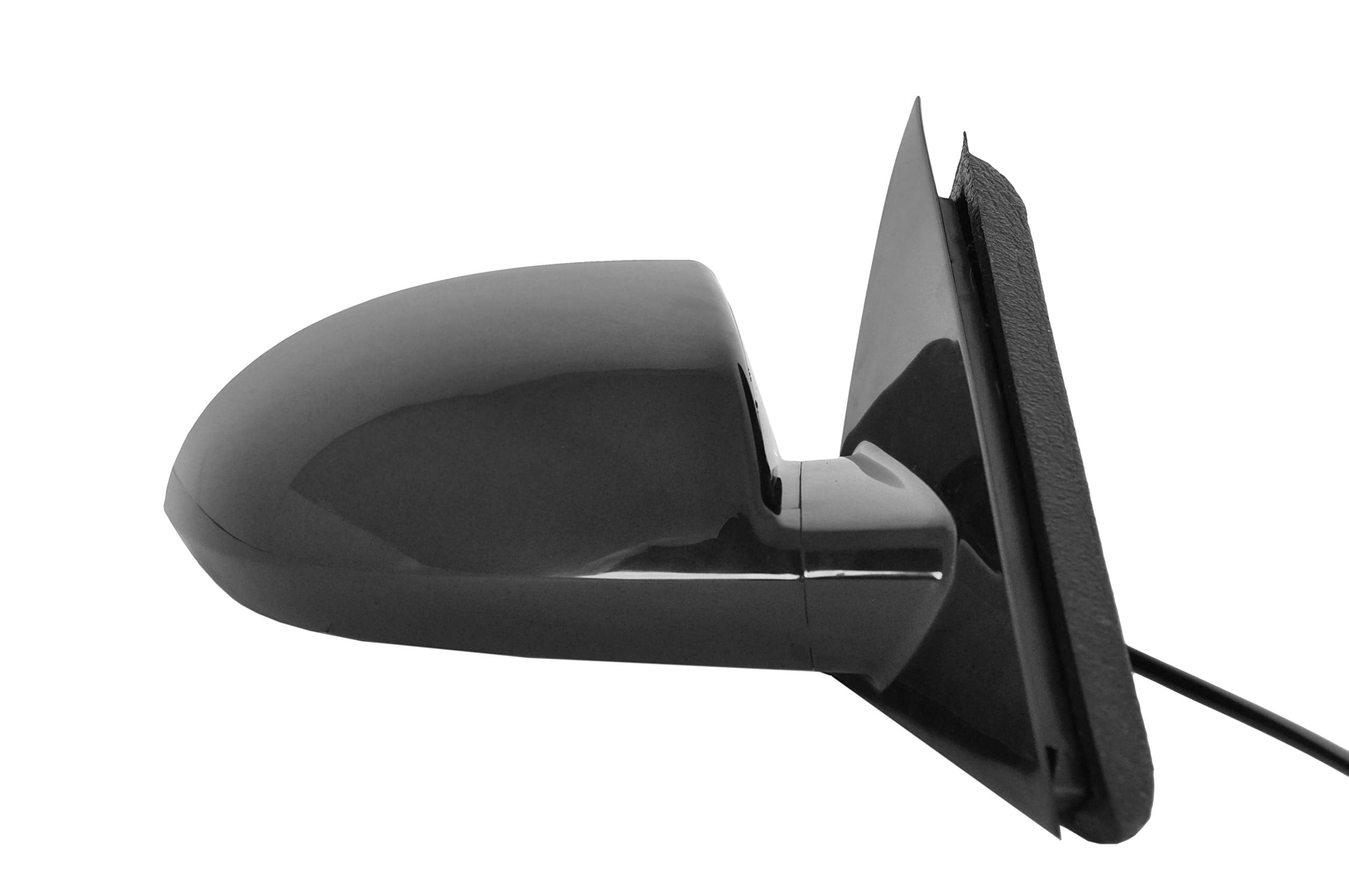 Dependable Direct Driver Side Unpainted Side View Mirror for 2006-2013 Chevy Impala, 2014-2016 Chevy Impala Limited - Power Oper