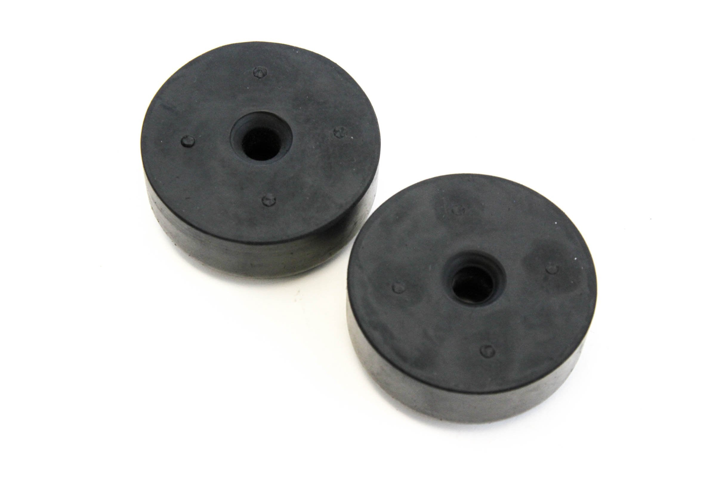 Red Hound Auto 2 Rubber Bumpers For Trailer Compatible With Ramp Door Truck 2.5 Inches Round Replacement Cargo Stop
