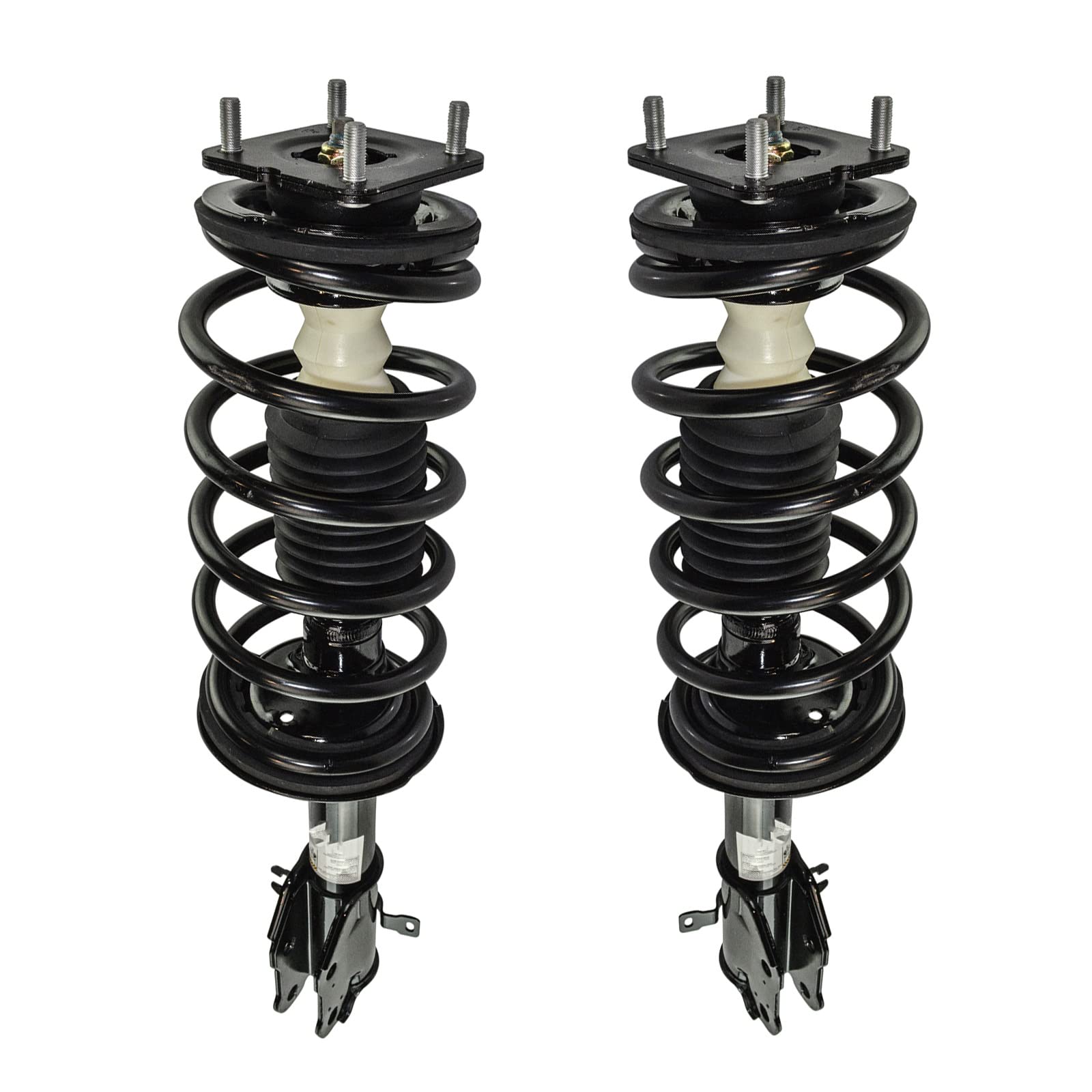 Trq Front And Rear Complete Strut Assembly & Shock Absorber Kit Complete Strut & Coil Spring Assembly Compatible With 2007-2015