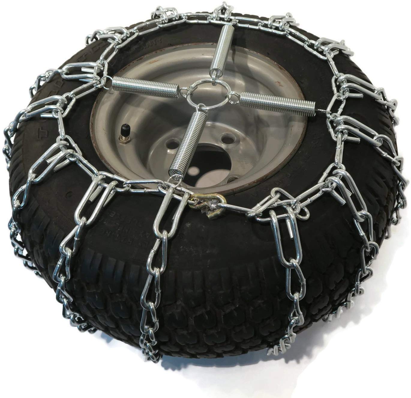 The Rop Shop | Pair Of 2 Link Tire Chains & Tensioners 13X5X6 For Snow Blowers, Lawn & Garden Tractors, Mowers & Riders, Utv, Atv, 4-Wheelers, Utility Vehicles