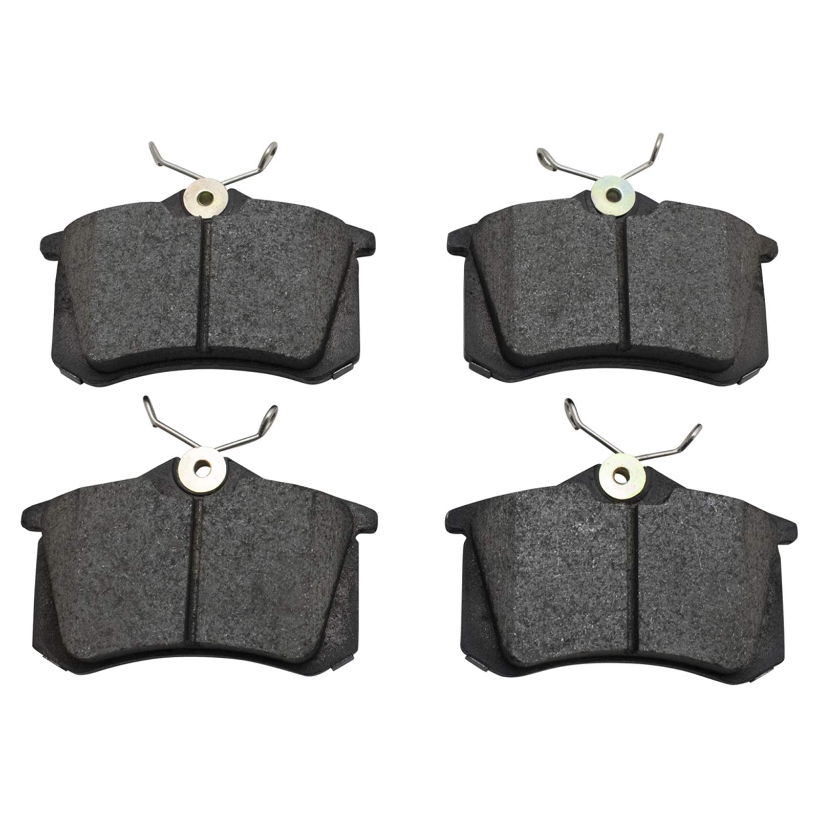 Trq Rear Brake Pad & Rotor Kit Brake Pads Brake Rotor Ceramic Premium G-Coated Compatible With 2007-2010 Volkswagen Beetle 1999