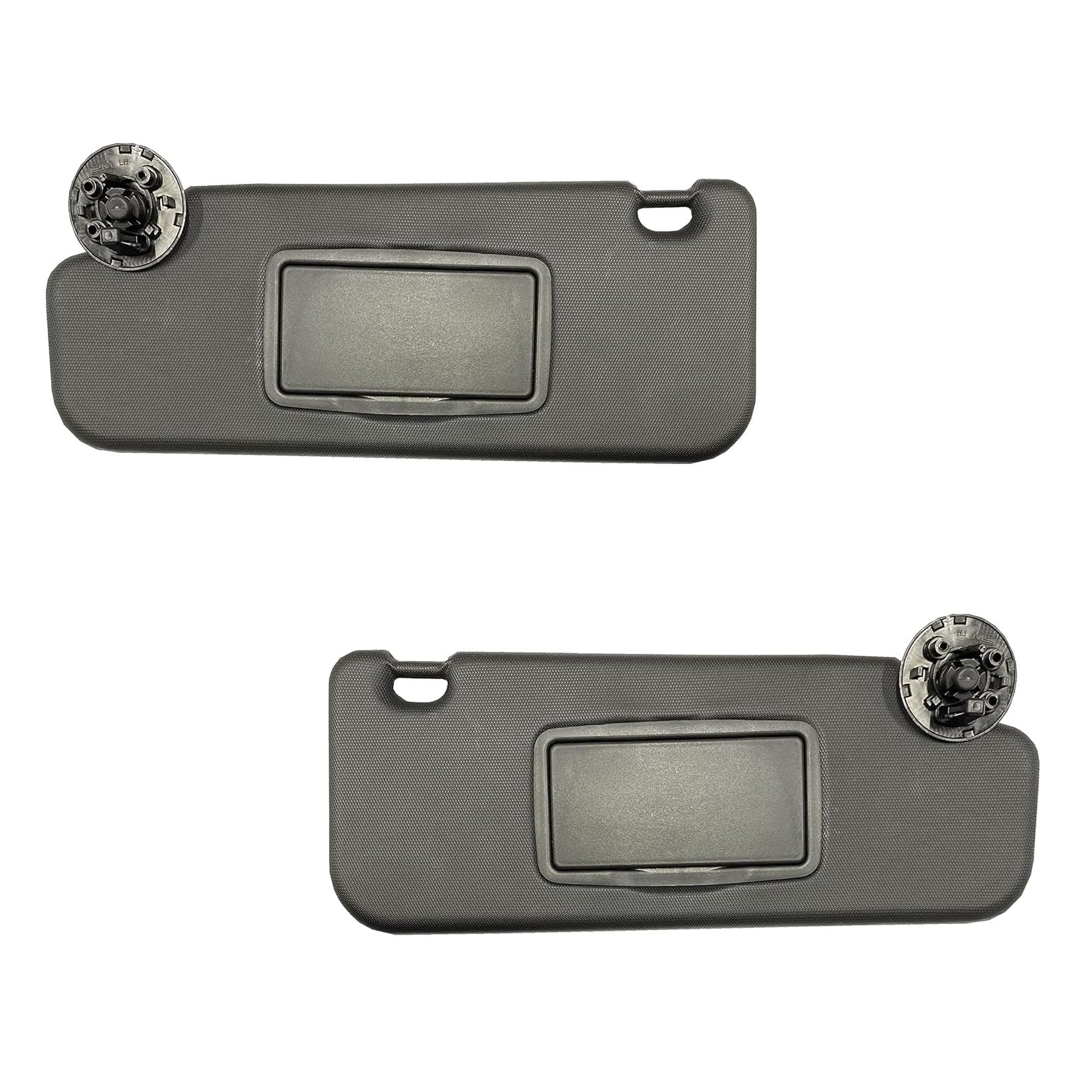 Sun Visor Fits for Chevy Cruze 2017 2018 Pair Set Left + Right Black 2MPLASTIC (Black 3 Screws)