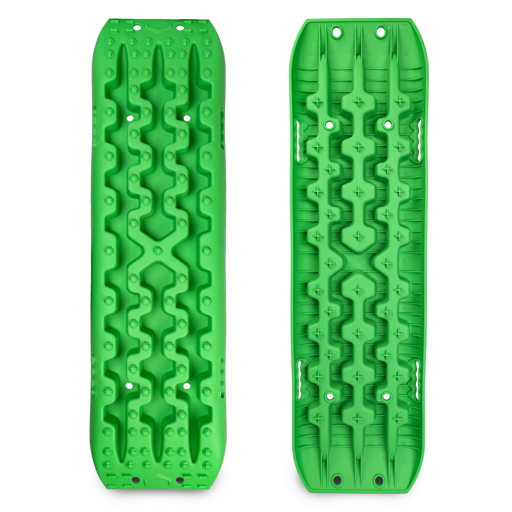 X-BULL Recovery Traction Tracks for 4WD - Green Nylon Tire Ladder, Bag + Hardware, Model EE900-B