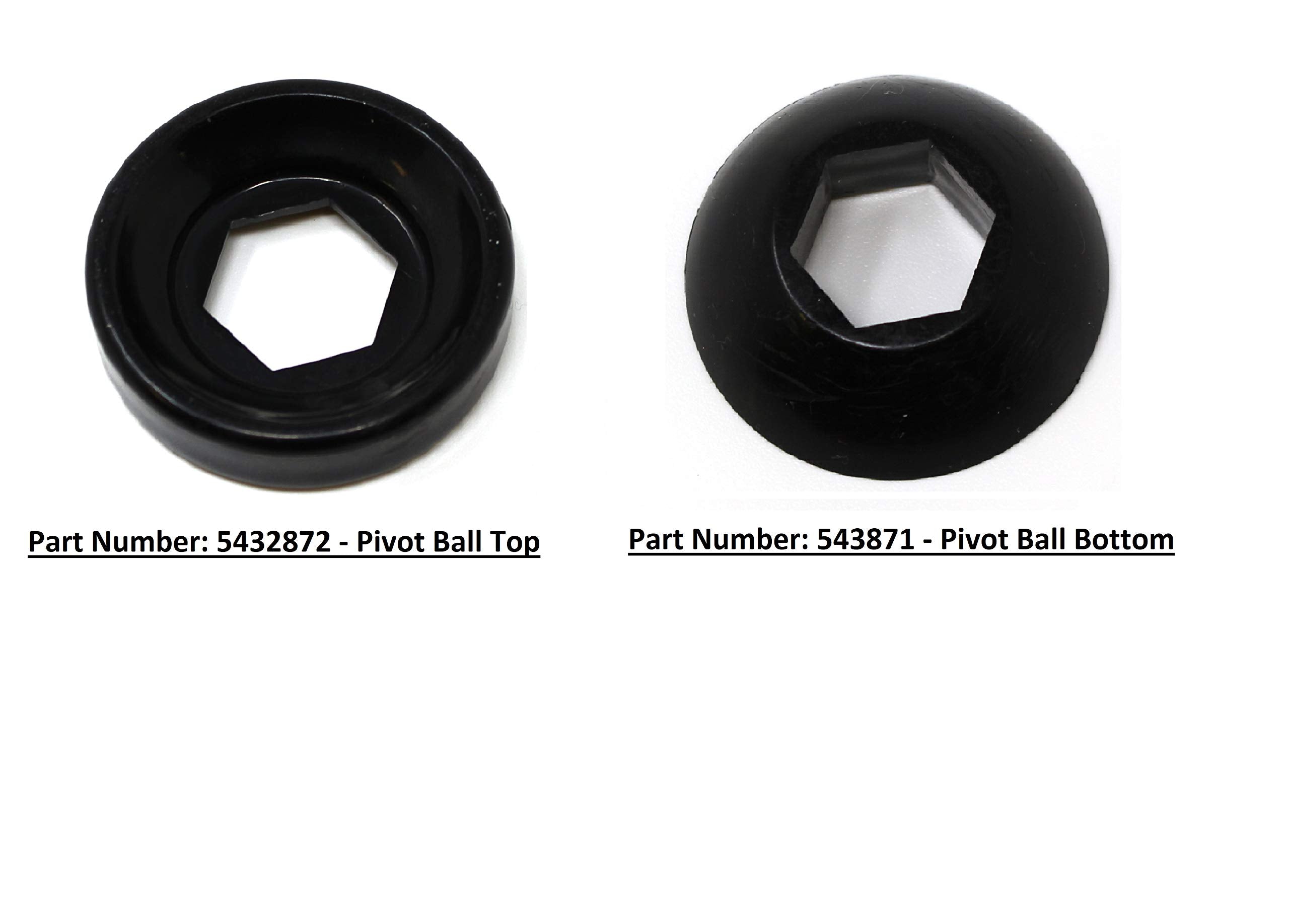 Aftermarket Polaris Strut Shock Pivot Ball Replacement Kit - Top & Bottom Oem # 5432872 5432871 Scrambler Trail Blazer Sportsman (1)