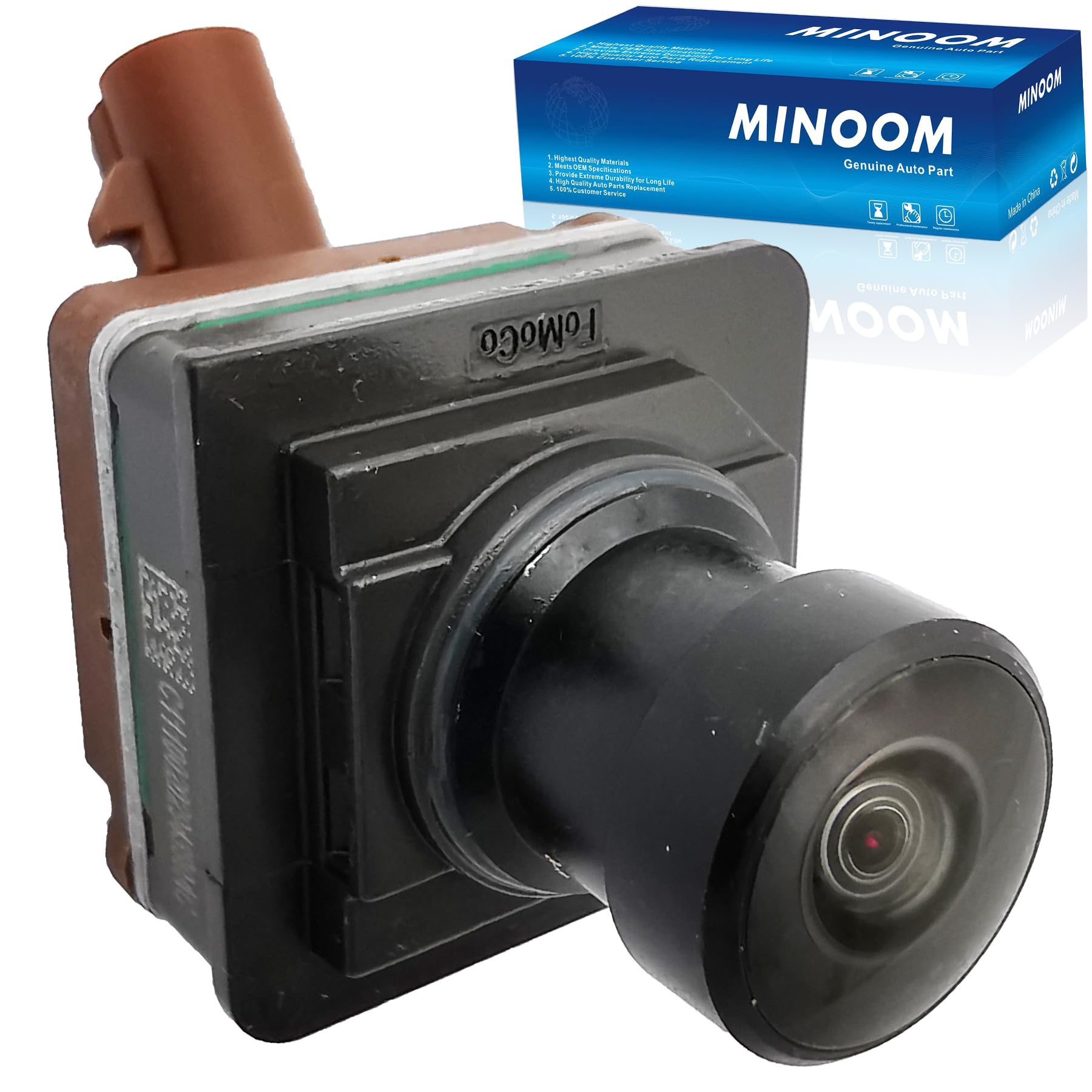 Minoom Lj8T-19G490-Bb Rear View Backup Parking Assist Camera Replacement For Ford F-150 Mustang Mach-E 2021-2022 Part No.#Lj8T19