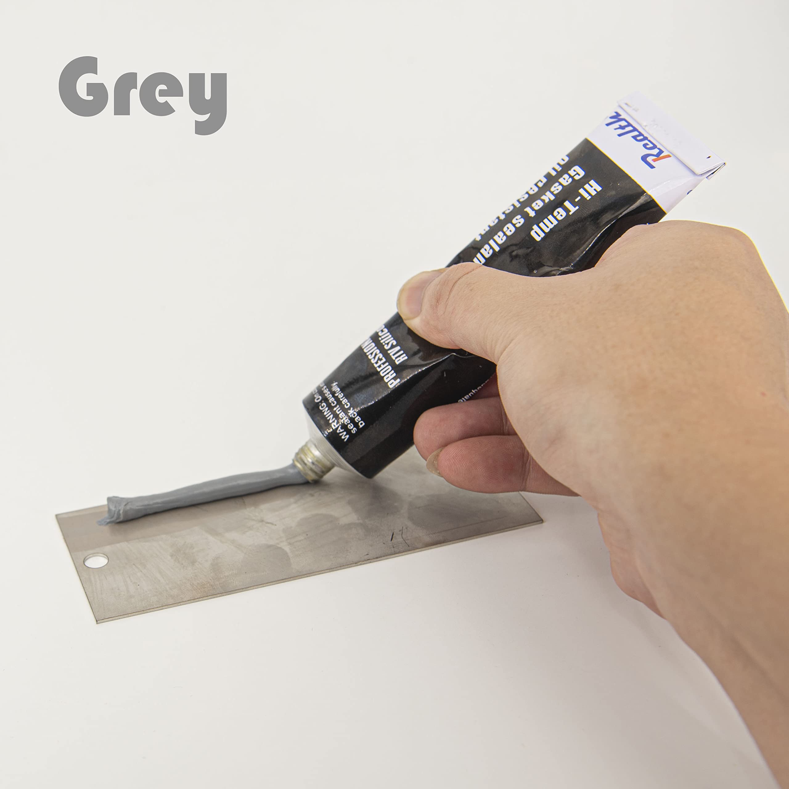 Silicone Gasket Maker 6 Pack High Temperature Rtv 3.53 Oz Ultra Grey Oil Resistance Sealant High Strength Flange Sealing For Aut