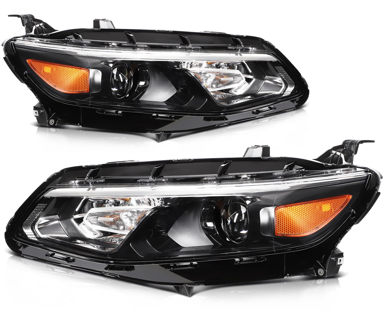 LBRST Headlight Assembly Fit 2016-2018 for Malibu Driver & Passenger Side Headlight 84217584
