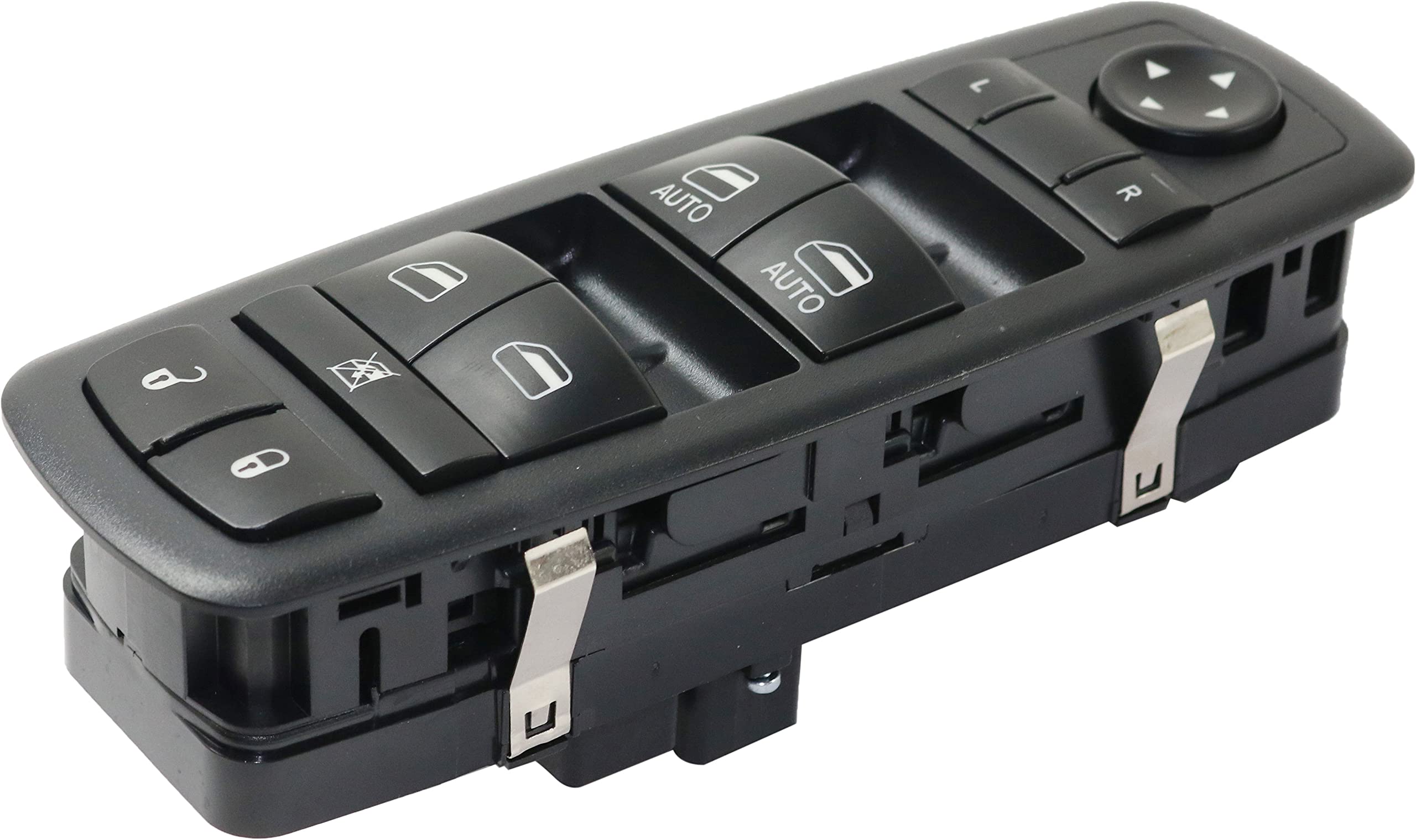 Evan Fischer Master Power Window Switch Compatible With Dodge Journey 2012-2019 Black With Driver And Passenger Auto Down 8-Pron