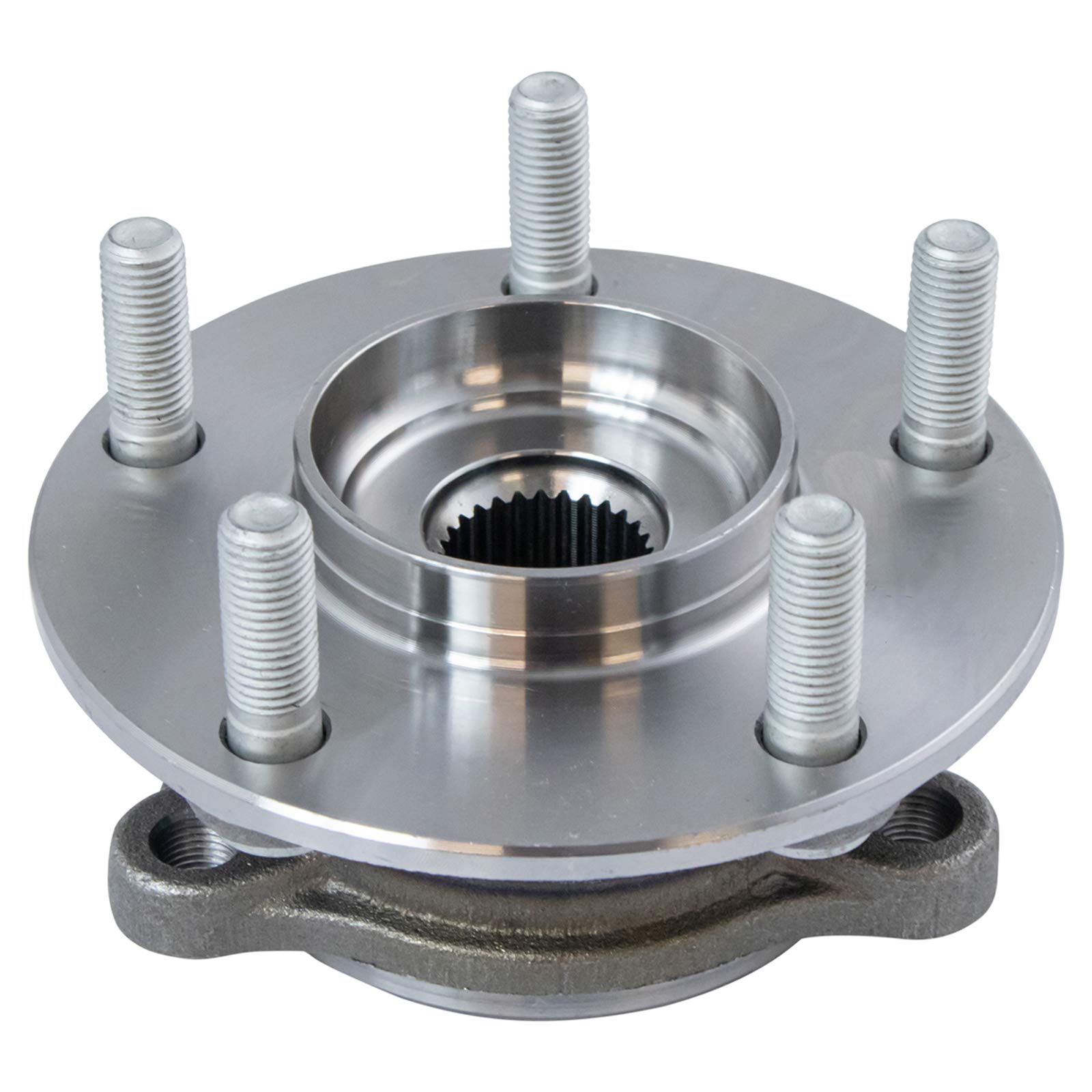 Trq Front Wheel Hub Bearings Assembly Set Compatible With 2014-2018 Mazda 3 2016-2021 Cx-3