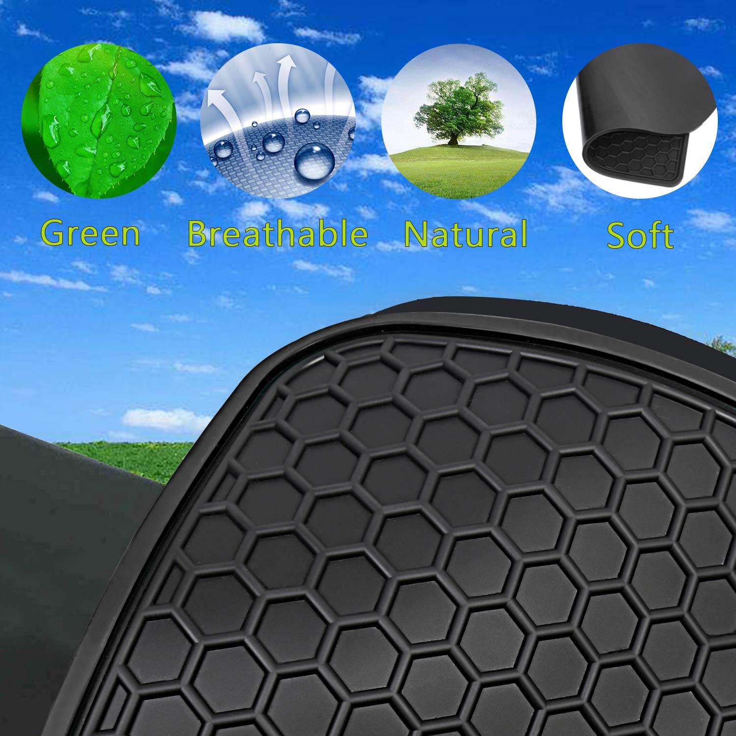 San Auto Car Floor Mat For Jeep Wrangler Hybrid 4Xe 4 Door 2021 2022 2023 2024 Custom Fit Full Black Rubber Auto Car Floor Liner