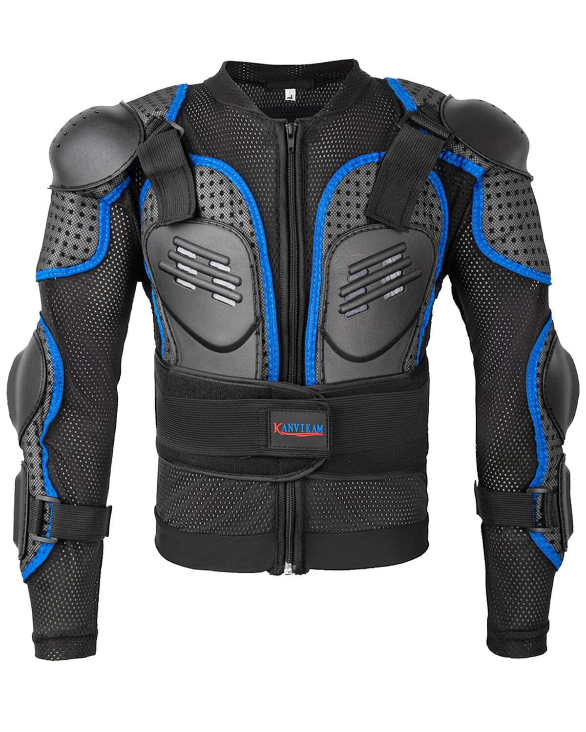 Kids Motorcycle Jacket-Dirt Bike Gear for MTB ATV,Motocross Armor Jacket,Chest Back Elbow Protection for Skateboard Skating