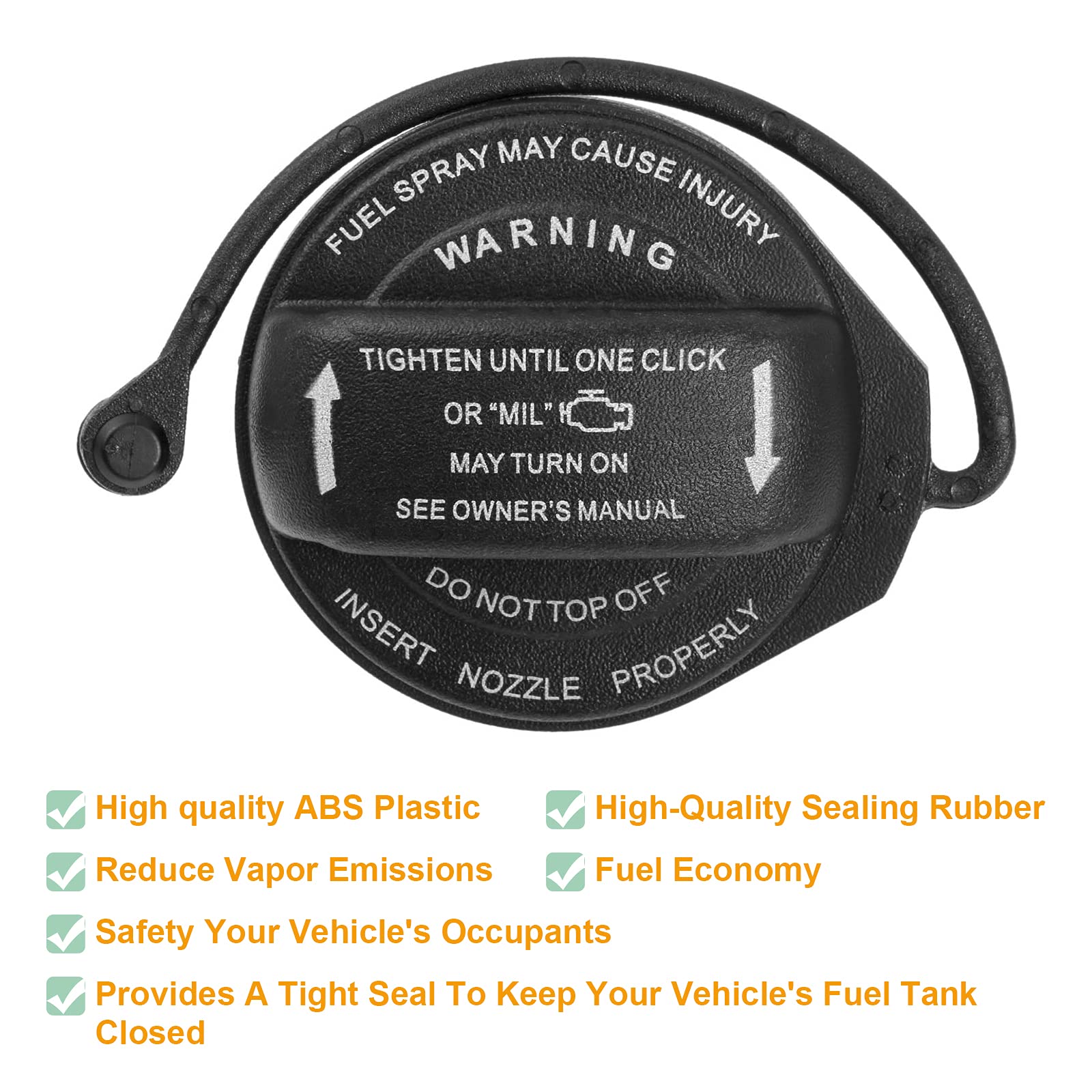 Gas Cap 8K0201550N, Fuel Tank Cap Compatible with Audi - A4 A4 Quattro A5 A5 Quattro A8 Quattro Q5 RS5 S4 S5 S8 SQ5 allroad, Rep