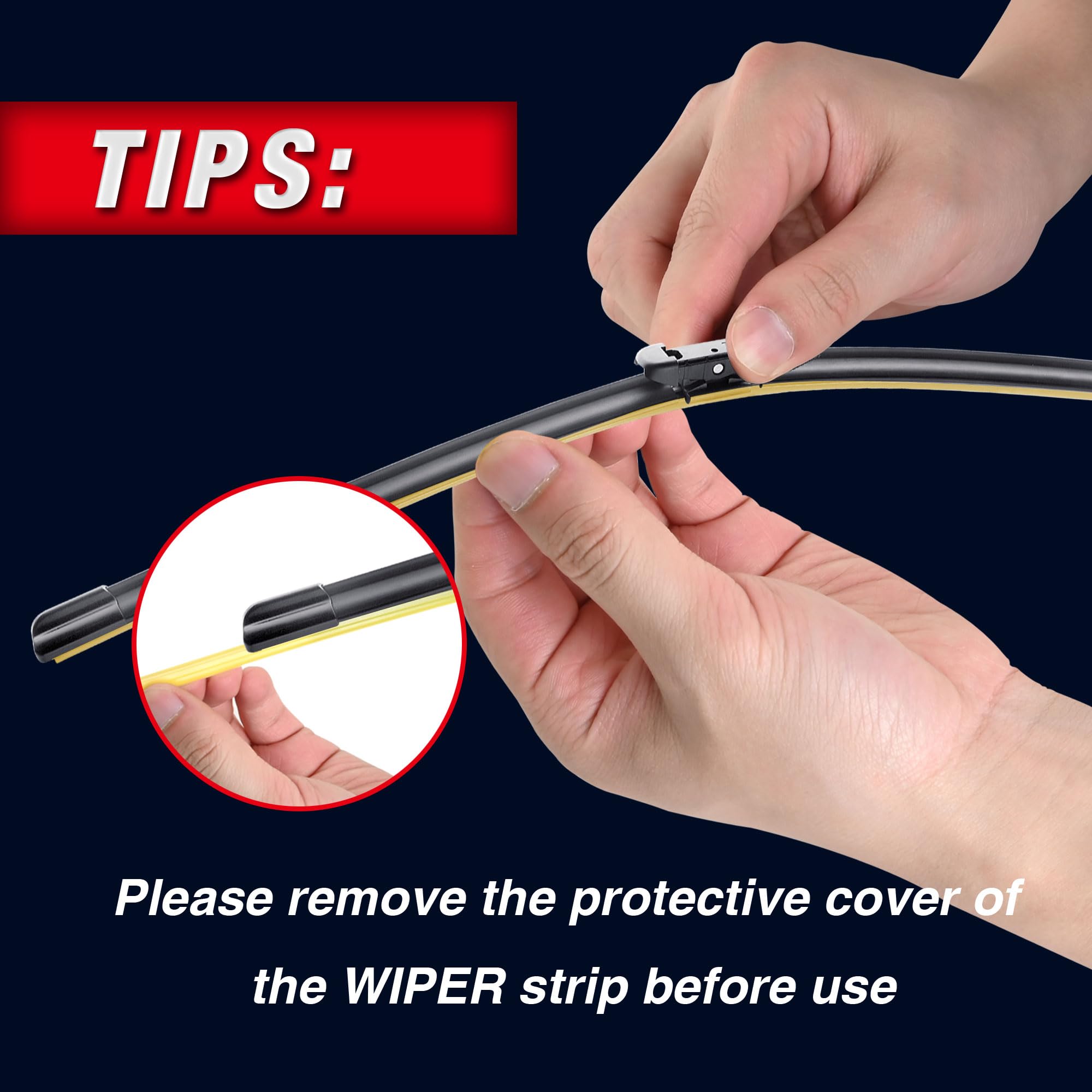 22''+22'' Wiper Blades Replacment For Chevy Silverado 2013-2008 Silverado 1500/2500Hd/3500Hd Cadillac Escalade 2008 2007 Oem Qua