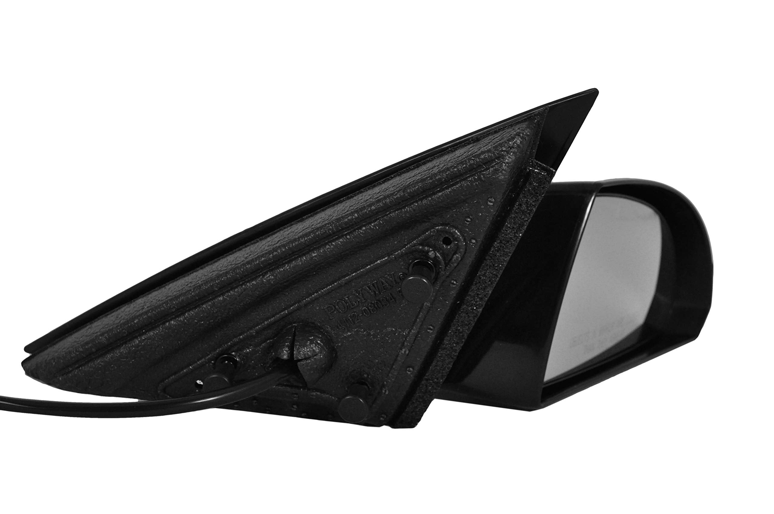Dependable Direct Driver Side Unpainted Side View Mirror for 2006-2013 Chevy Impala, 2014-2016 Chevy Impala Limited - Power Oper
