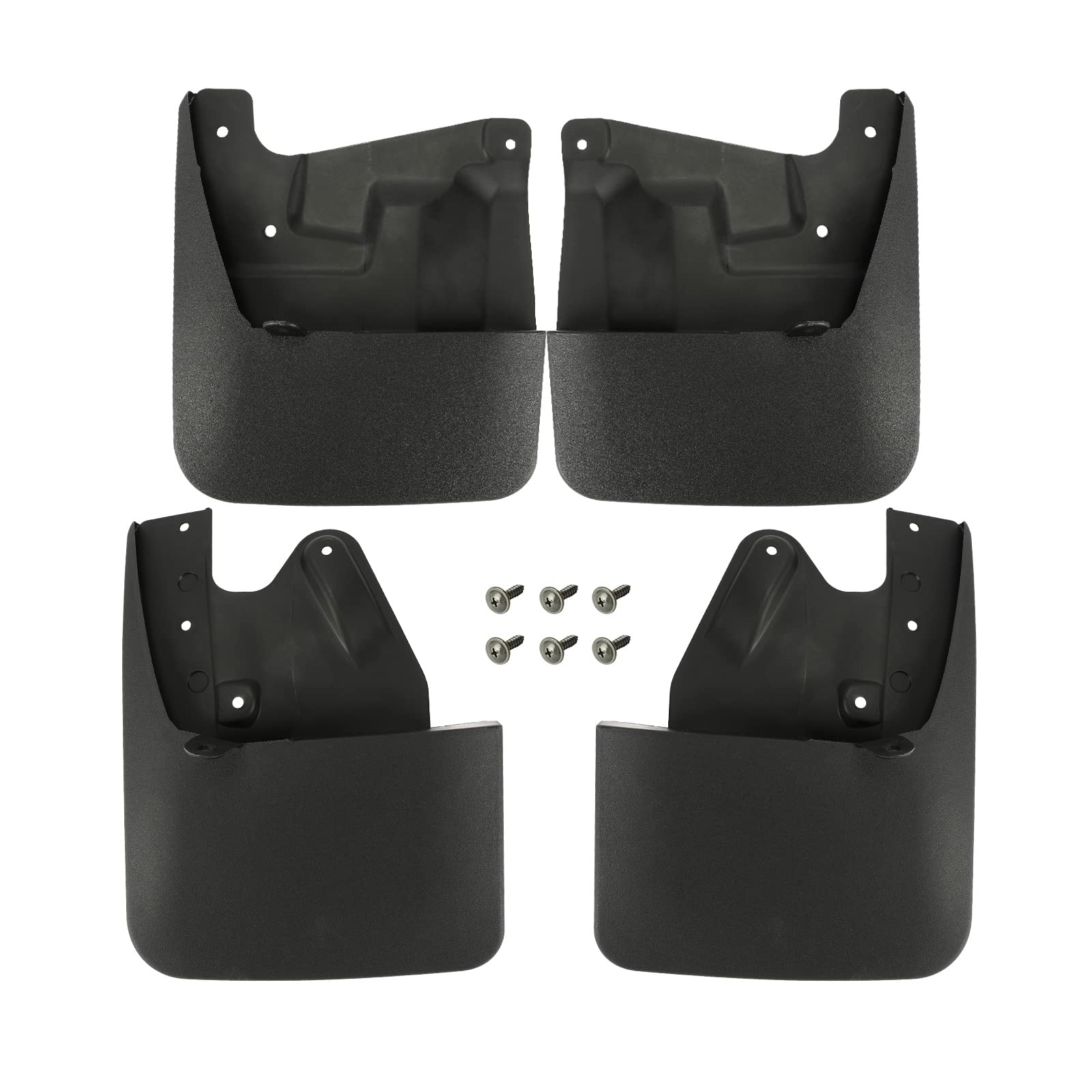 D-Lumina Mud Flaps - Compatible with 2022 2023 2024 2025 Toyota Tundra w/Hardware Kits - Heavy Duty All Weather Truck Splash Gua