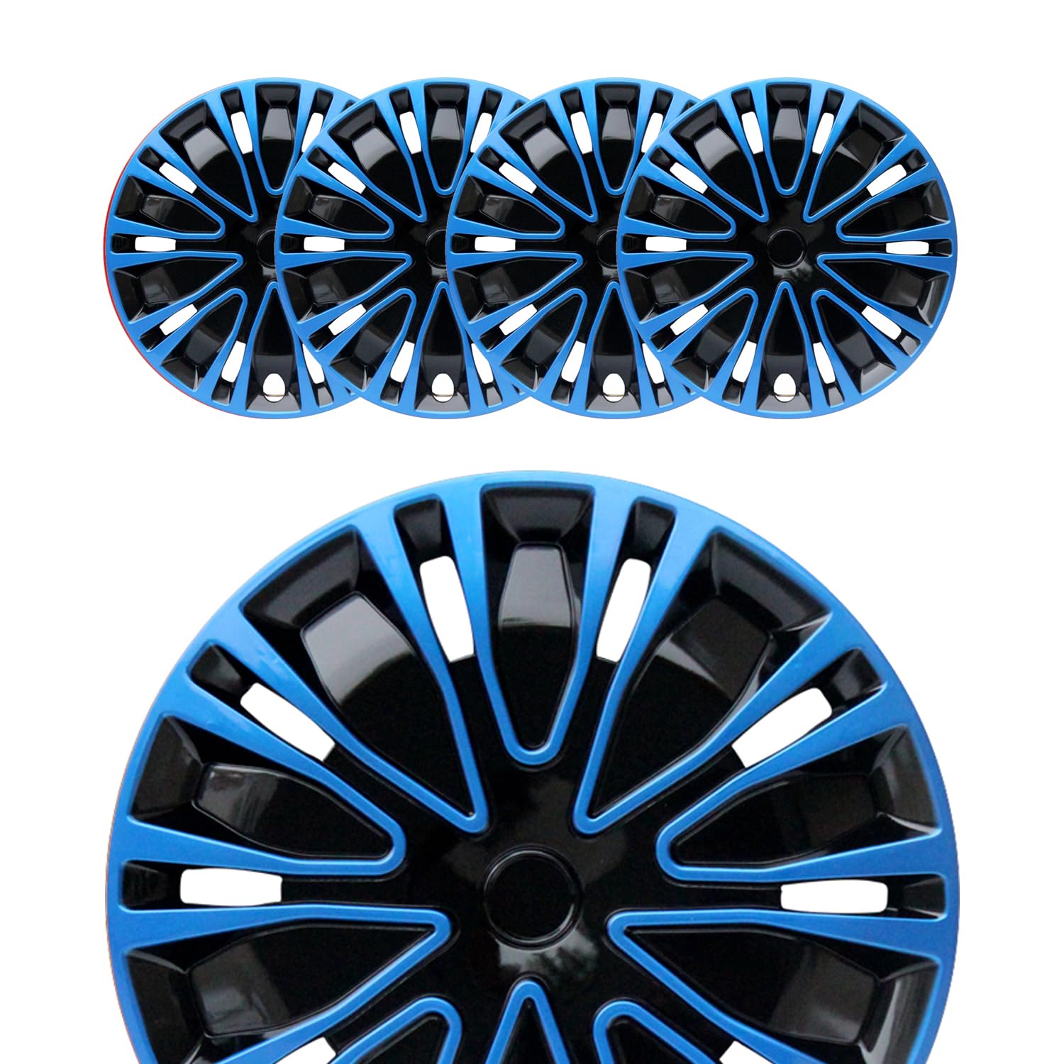 Hubcap Wheel Cover Replacement R14 Hub Caps Universal Wheel Rim Cover Abs Material Exterior Accessories For Car Truck Suv -Set O