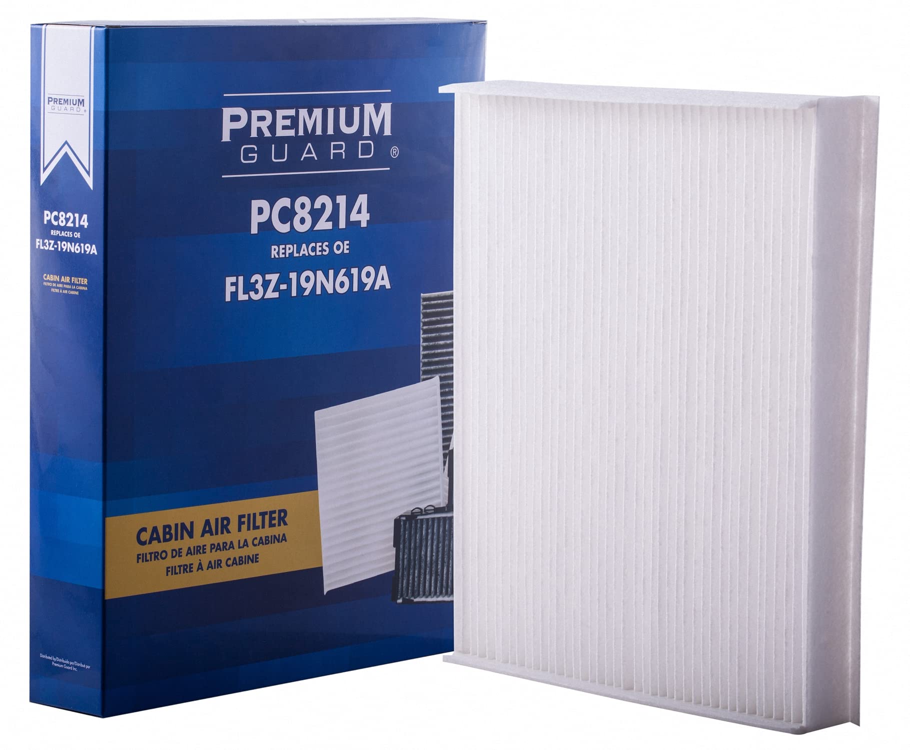 PG PC8214 Cabin Air Filter|Fits 2022-21 Ford F-600 Super Duty,2022-20 F-600 Super Duty,2022-20 F-450 Super Duty,2022-17 F-450 Su