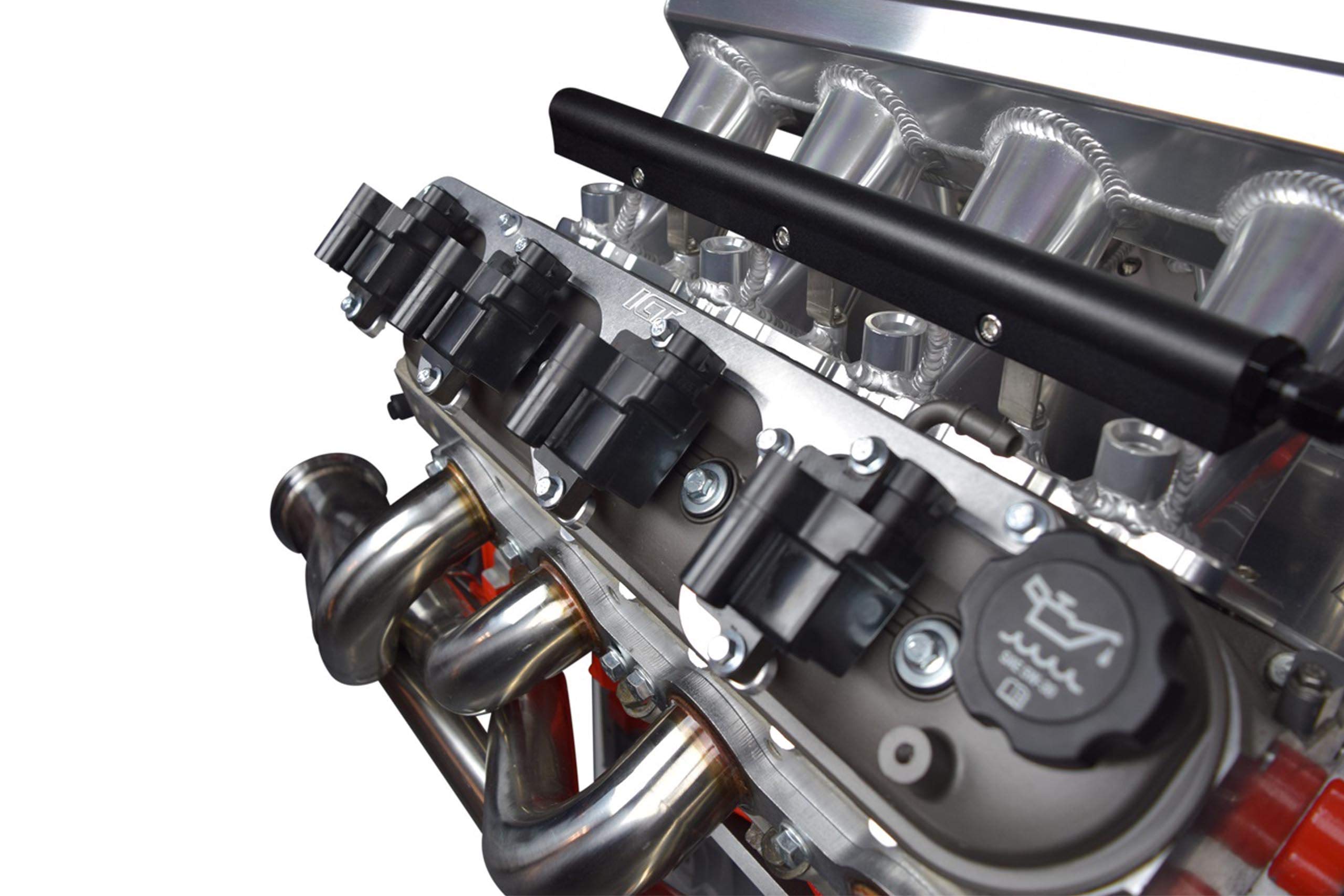 Ict Billet 5.3L Ls Square Coil Brackets Valve Cover D581 D514A D510C 12558693 Lsx Swap Truck Ls1 Ls3 Ls2 Lq4 Lq9 Ls6 L92 L99 L33
