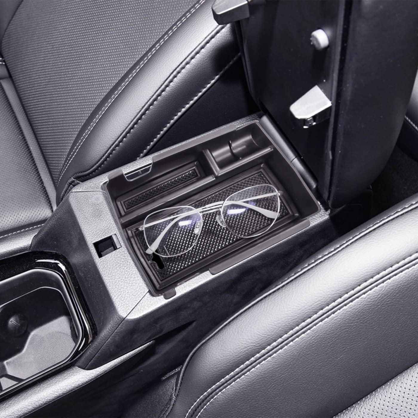 Tacobro Center Console Organizer Tray Compatible With Jeep Compass 2022 2023 2024 Accessories Insert Armrest Glove Box Secondary