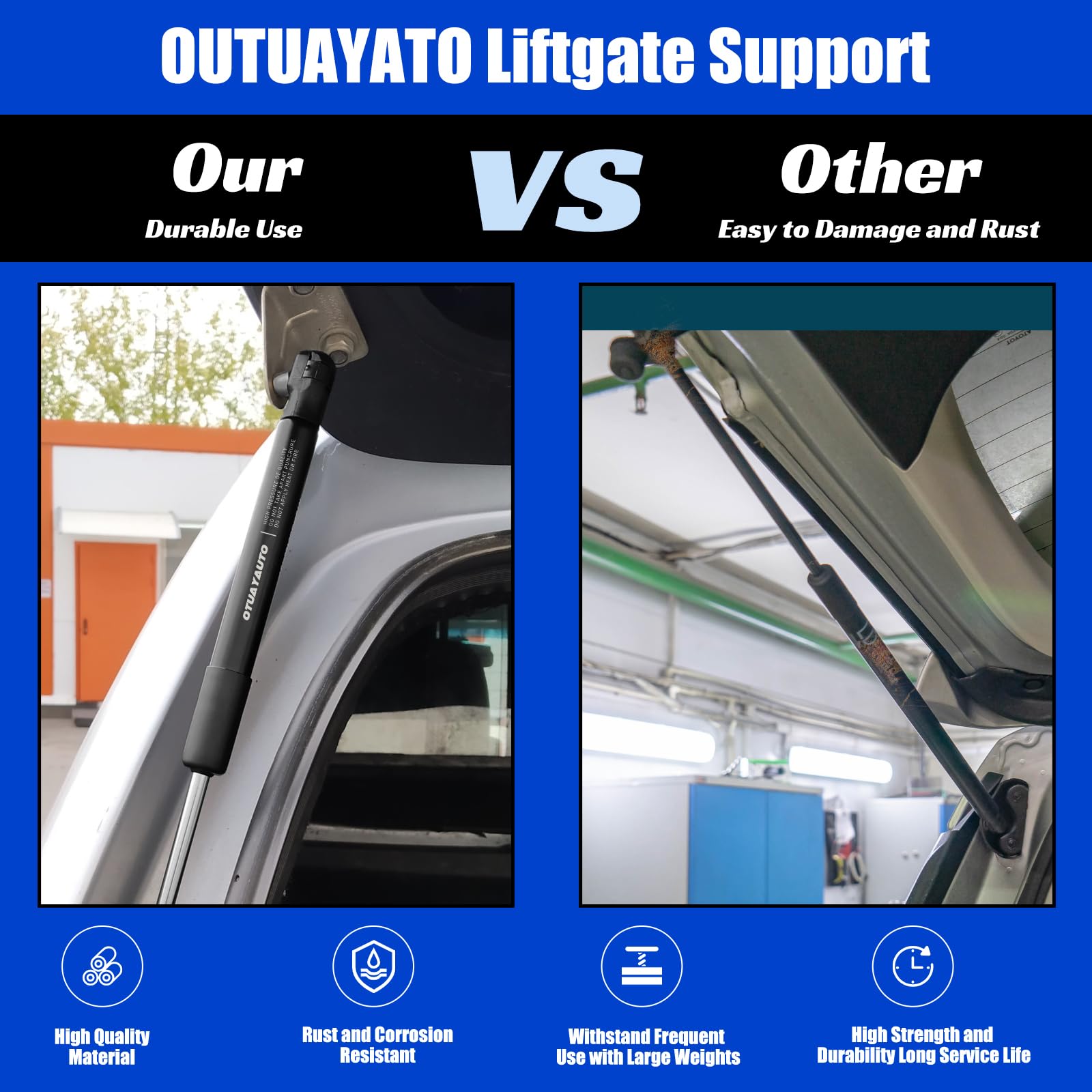 Replacement For Toyota 4Runner 2010-2023 Rear Tailgate Lift Supports Shock Struts Gas Spring Otuayauto Premium Trunk Struts Prop