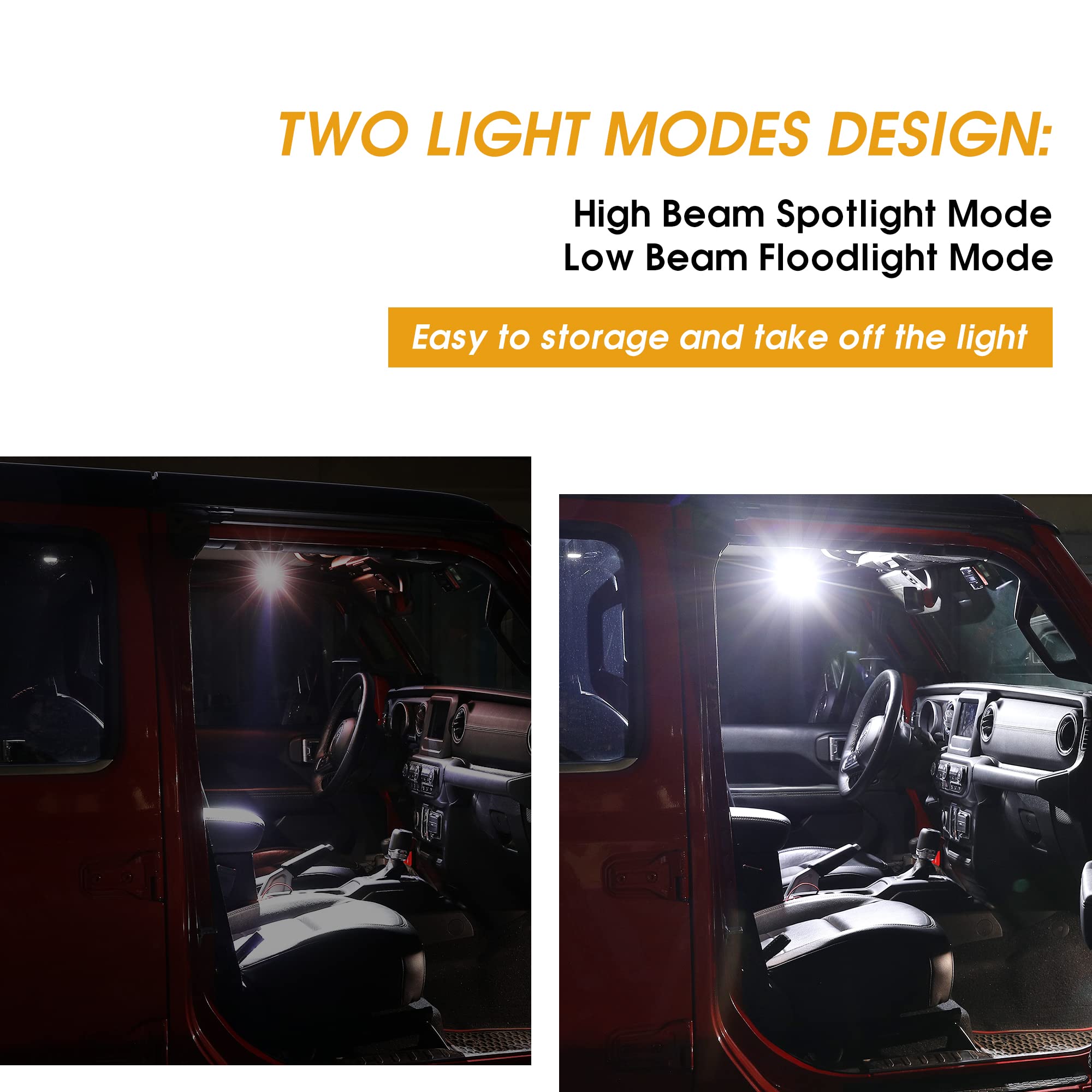 Sukemichi Handles Grab Roll Bar Grab Handles With Light For Jeep Wrangler Accessories Tj Jk Jl Yj Unlimited Rubicon Sahara 2 Doo