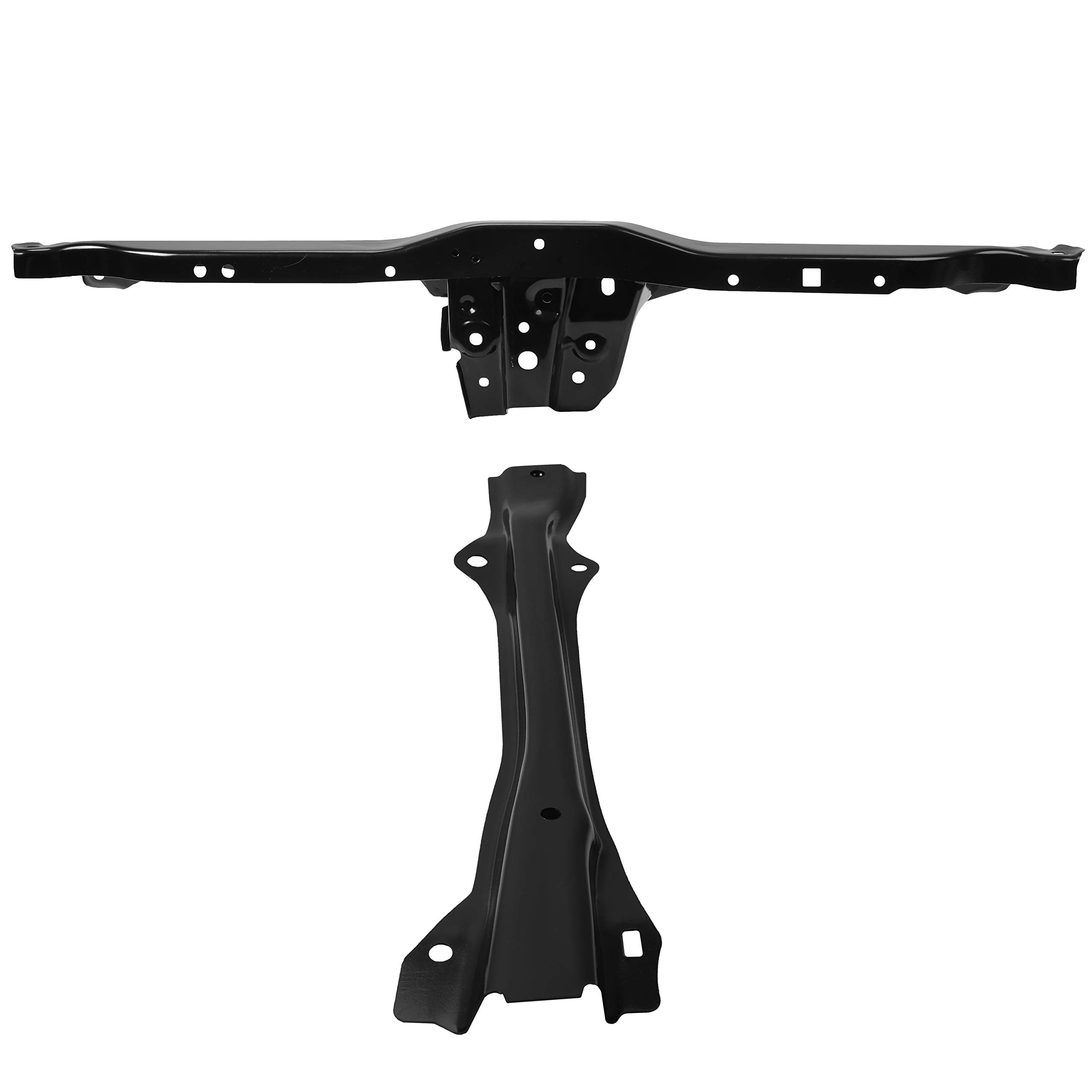 ECOTRIC Radiator Support T Bar for 2002-2006 Acura RSX, Large, Black, Model AM-102