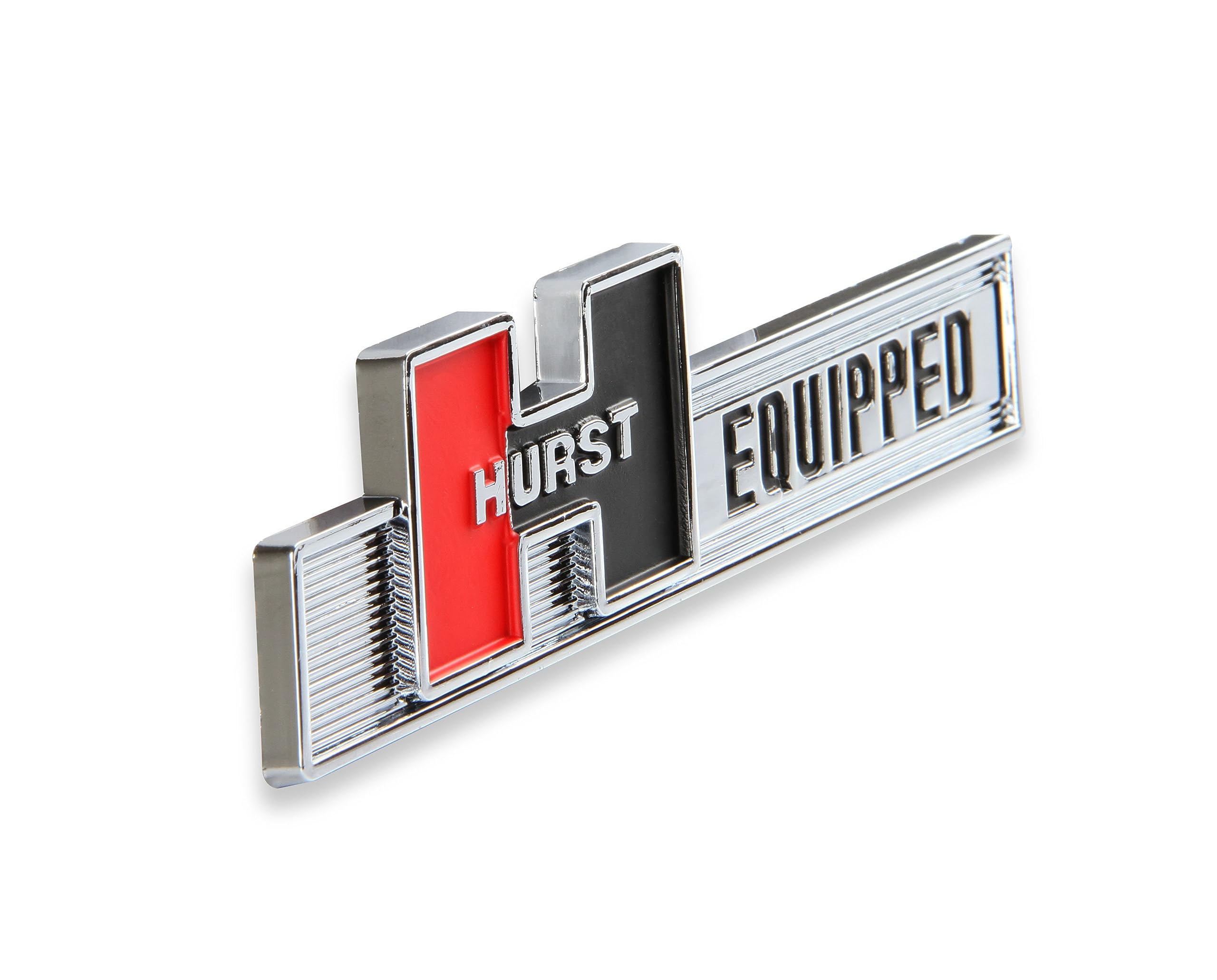 Hurst Shifter Emblem 1361000 - Red and Black ABS Plastic, No Size