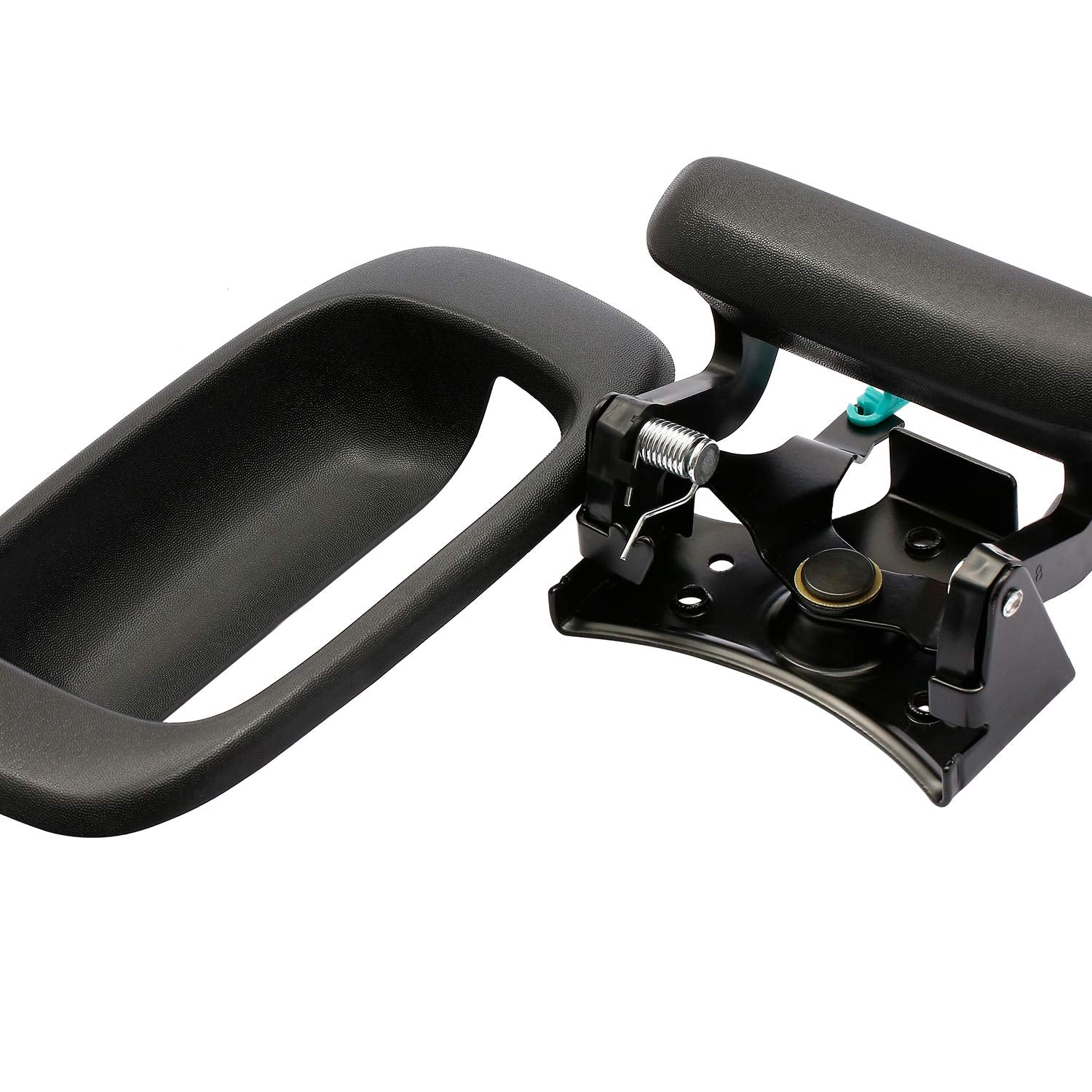 Gledewen Tailgate Handle Latch & Bezel Trim for 1999-2007 Chevy Silverado/GMC Sierra, Black, Plastic, Model GW-QMBS16