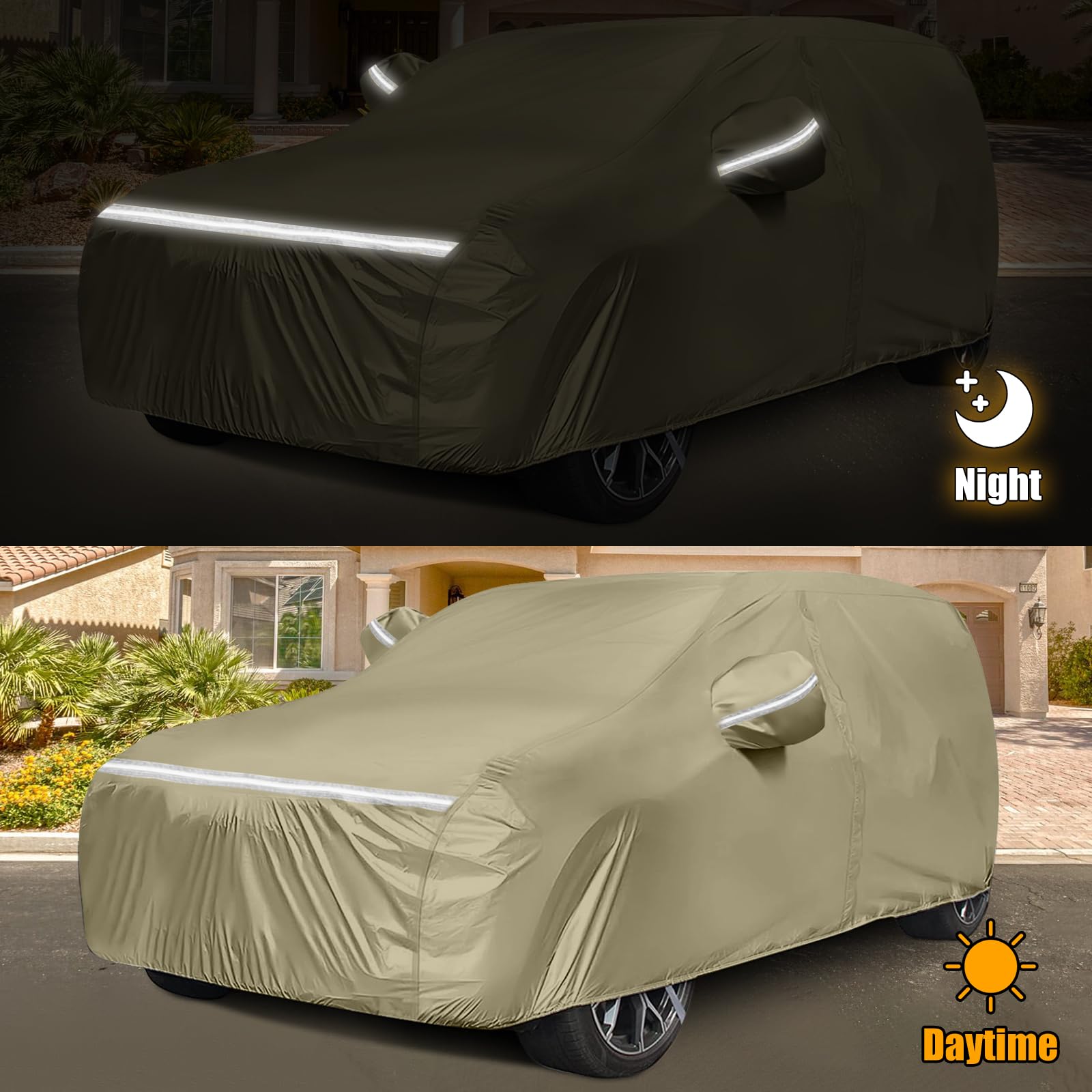 Waterproof Car Covers Replace for 2019-2025 Toyota Corolla Cross, Multilayer Heavy Duty with Cotton Liner All Weather Car Cover
