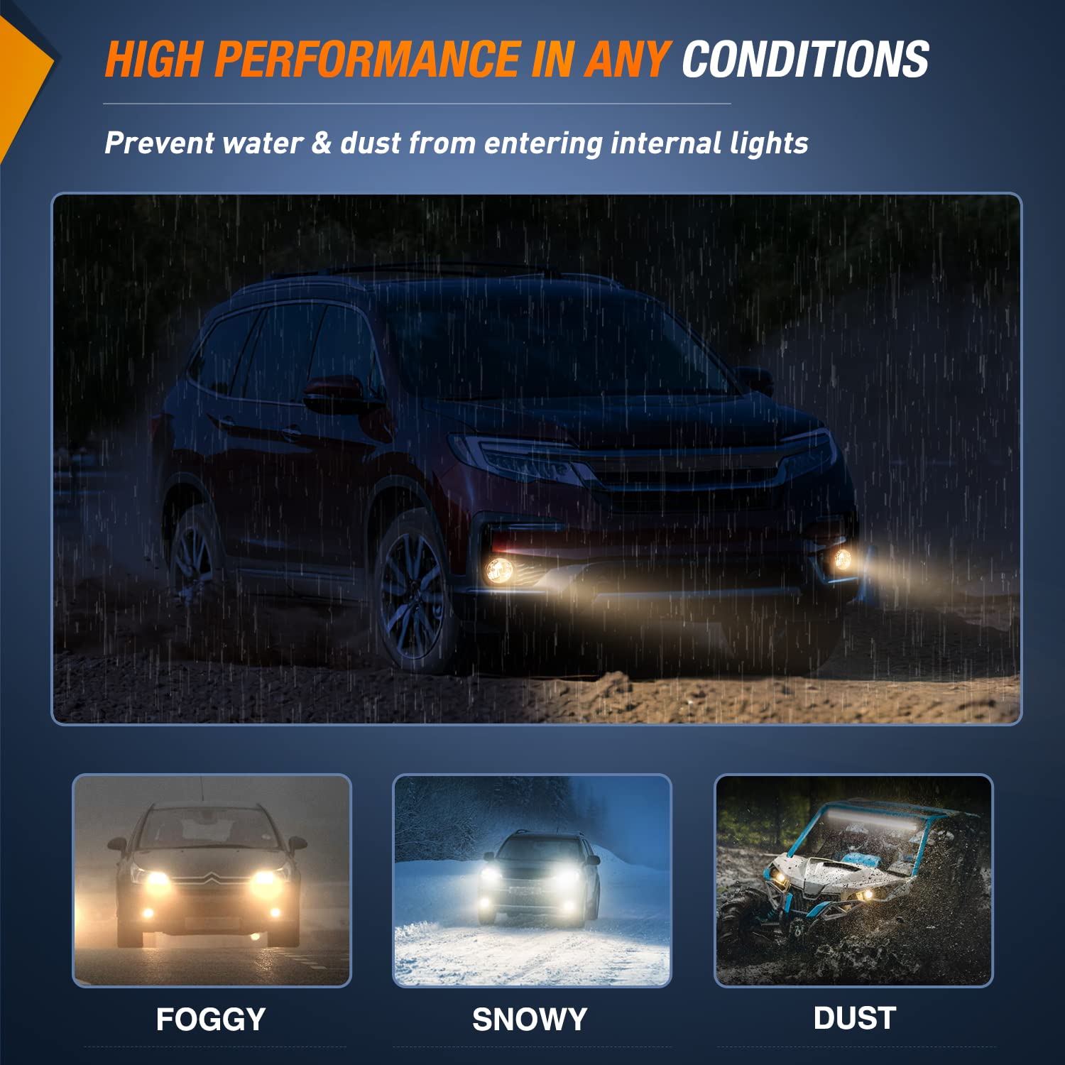 Nilight Fog Lights Assembly Compatible with 2013-2015 Accord Civic 2016-2018 Pilot 2014-2017 Compass 2013-2015 Crosstour CR-V Ch