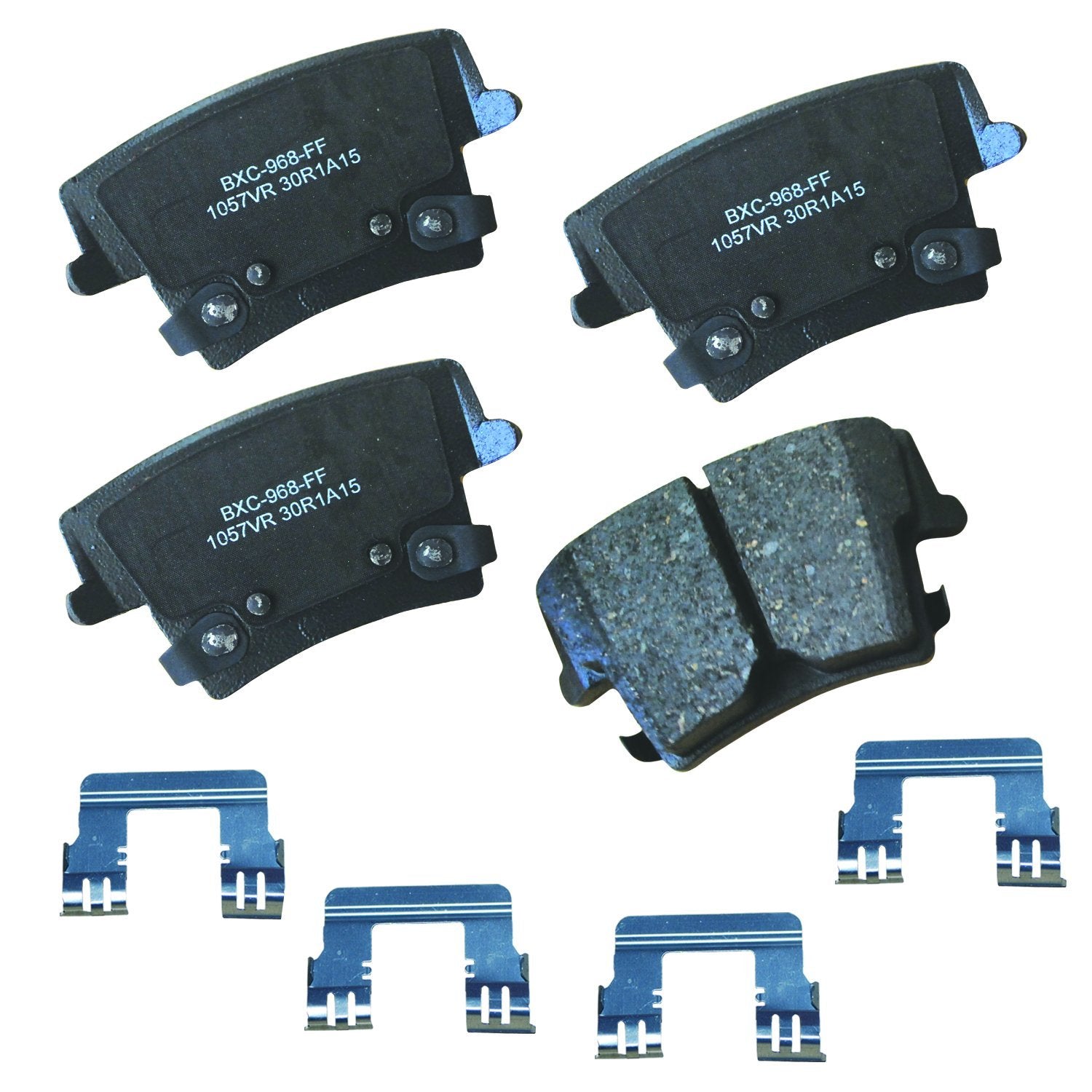 Bendix Premium Sbc1057Vr Ceramic Rear Brake Pads For Chrysler 300 2022-2005, Dodge Challenger 2022-2009, Charger 2022-2006, Magn