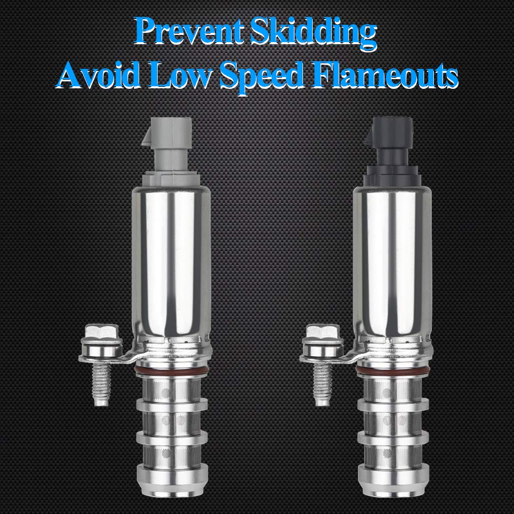 Wmphe Vvt Solenoid Intake & Exhaust Camshaft Position Actuator Solenoid Valve Kit Compatible With Chevy Hhr Malibu Cobalt Gmc Bu