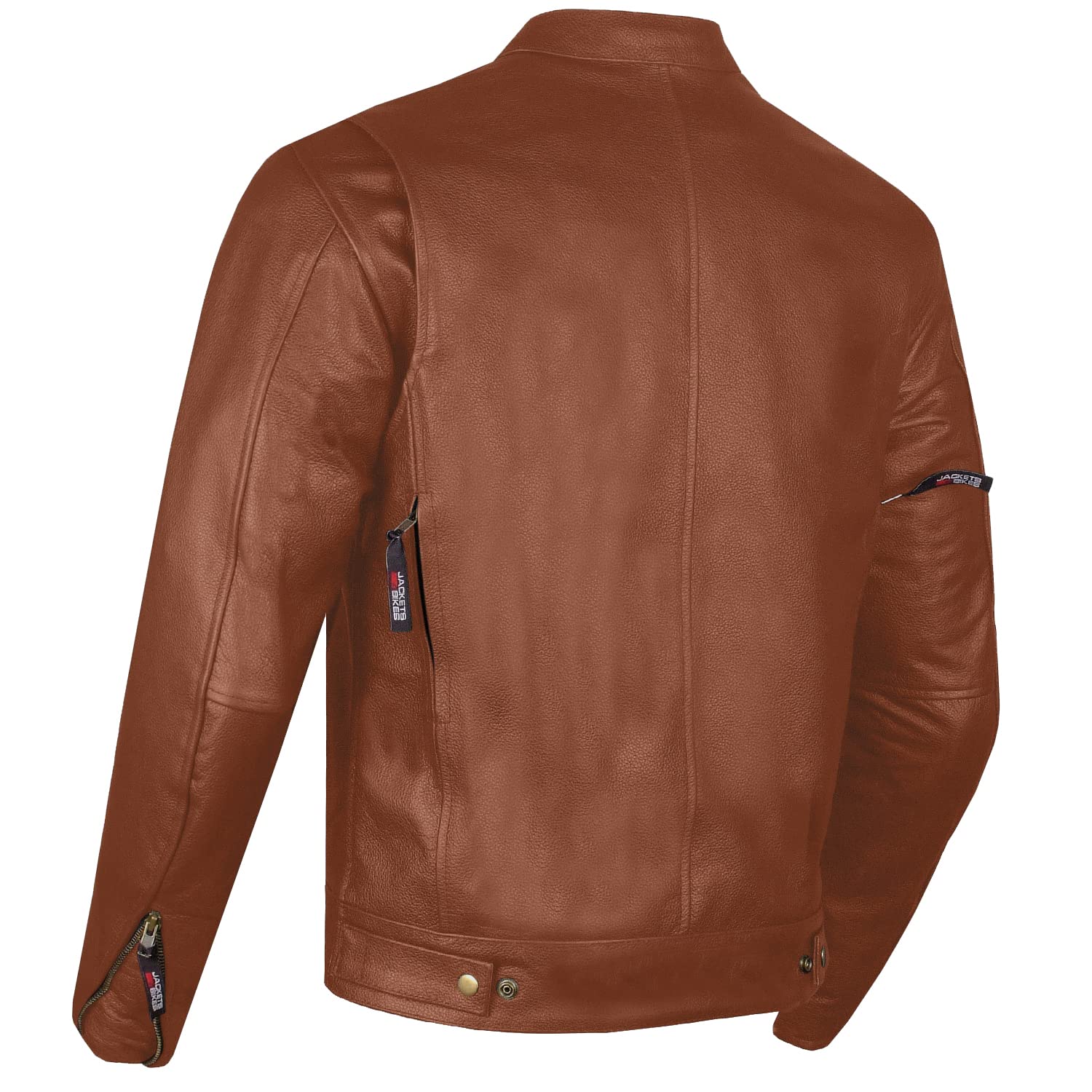 Men'S Commuter Premium Natural Buffalo Leather Motorcycle Jacket Ce Armor Conceal Carry Gun Pockets Cruiser Biker Tan Xxl