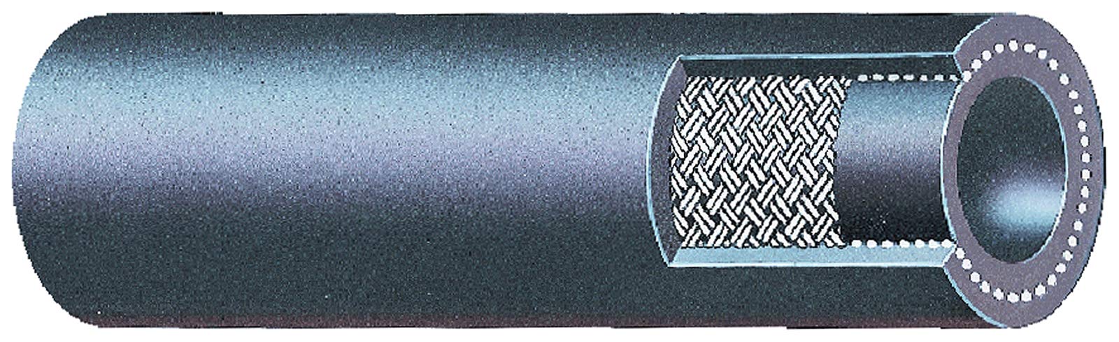 Gates 27057 Transmission Oil Cooler Hose-3' Length, Inner Diameter 3/8''