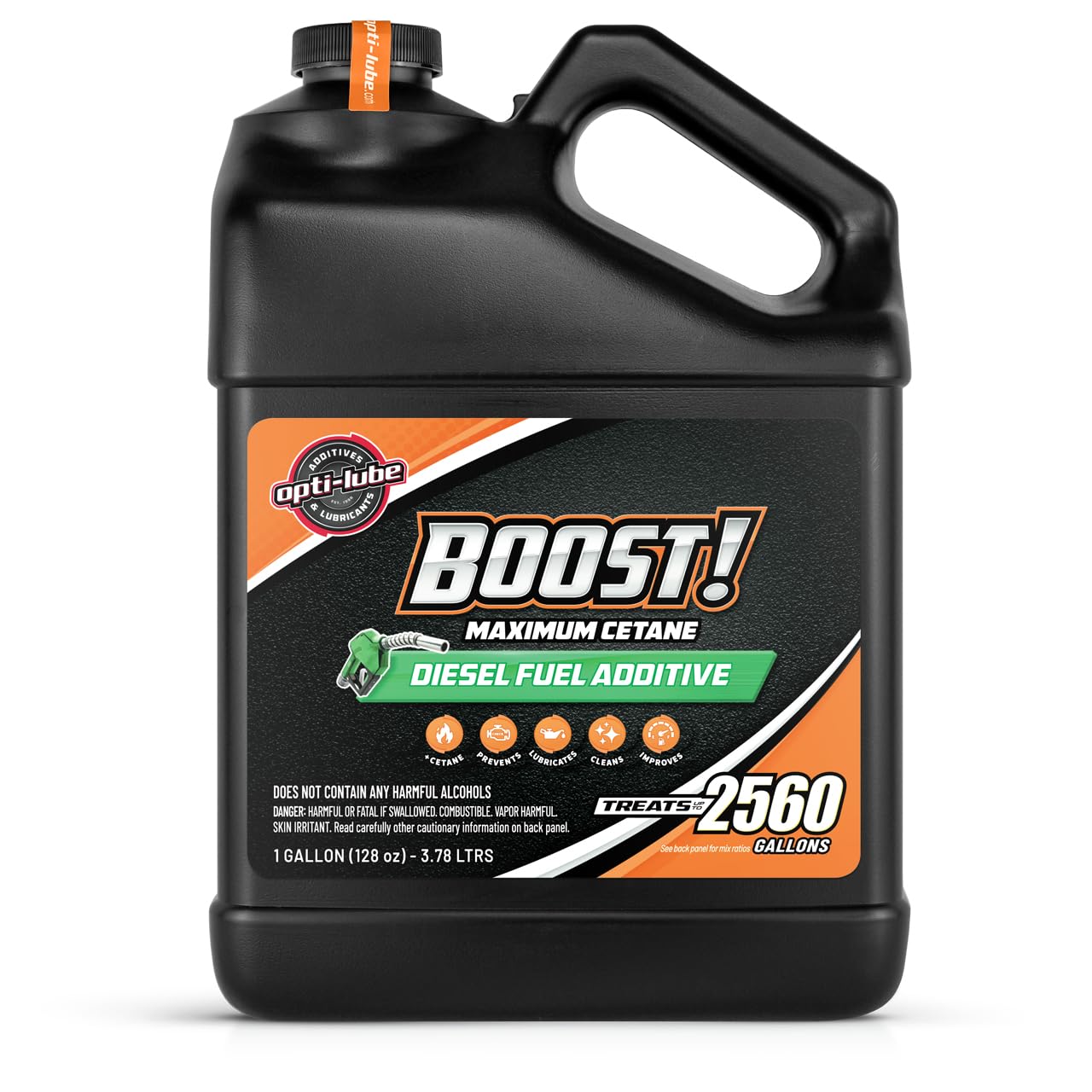 Opti-Lube Boost! Maximum Cetane Formula Diesel Fuel Additive: Gallons (1 Gallon (Treats 2560 Gallons))