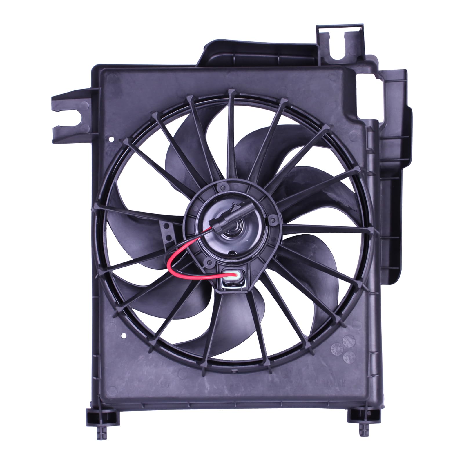 TYG Upgraded Cooling Fan Assembly for 2005-2006 Dodge Truck R1500 MEGA CAB/R2500/R3500 Pickup & 2008 Full Size Gas, 2003-2008 Pi