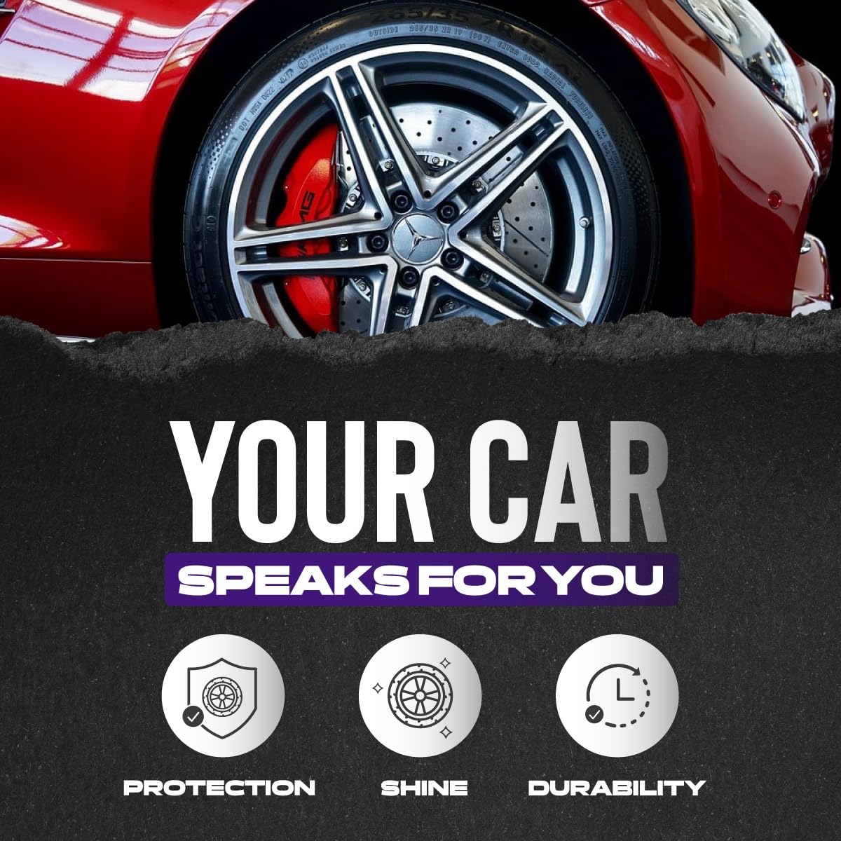 Cristal Products Untouchable Wet Tire Shine - 2 Pack, High Gloss Finish, Durable Protection