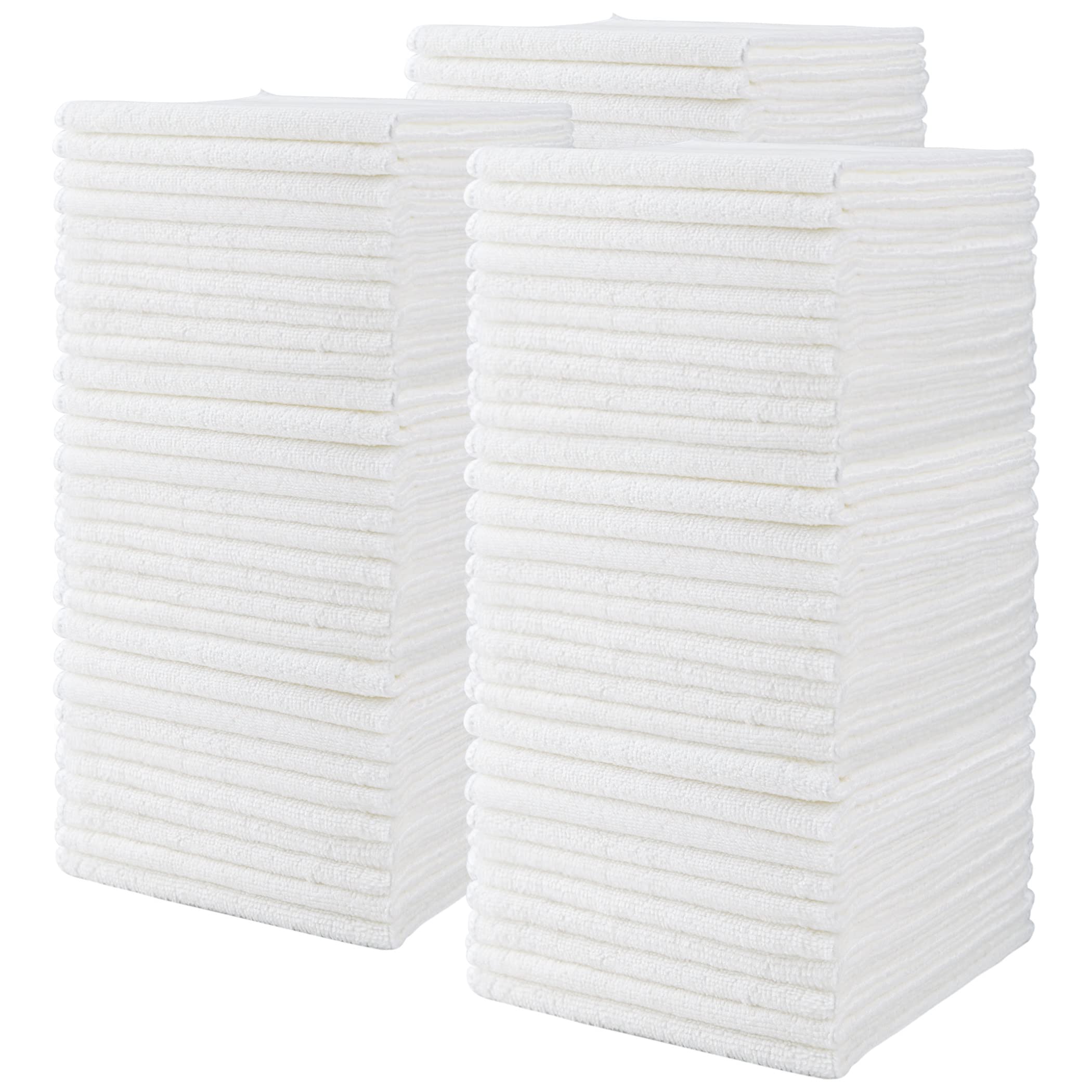 Cartman 14 X 14 Inch, 90 Pack, 280Gsm Microfiber Cleaning Cloths, Non-Abrasive, Reusable And Washable, All Purpose Cleaning Towe