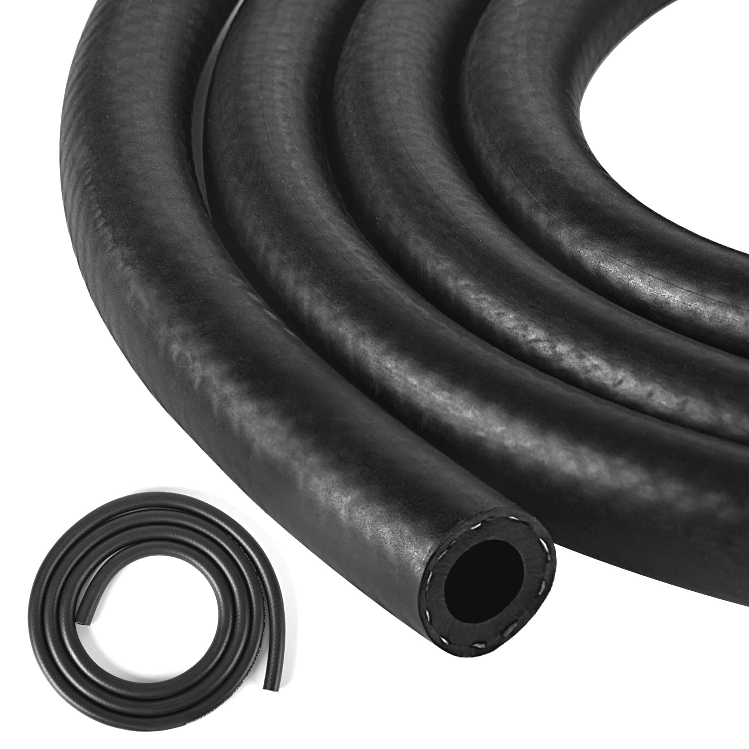 3/8 Inch (10Mm) Id Fuel Line Hose 6.5Ft Nbr Rubber Push Lock Hose High Pressure 300Psi For Automotive Fuel Systems Engines