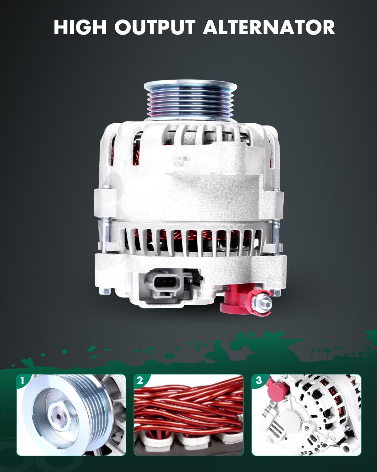 SCITOO Alternator Fit for Honda for Accord 1998 1999 2000 2001 2002 3.0L for Acura CL 1997 1998 1999 8220 ADR0139 40012146R 12V