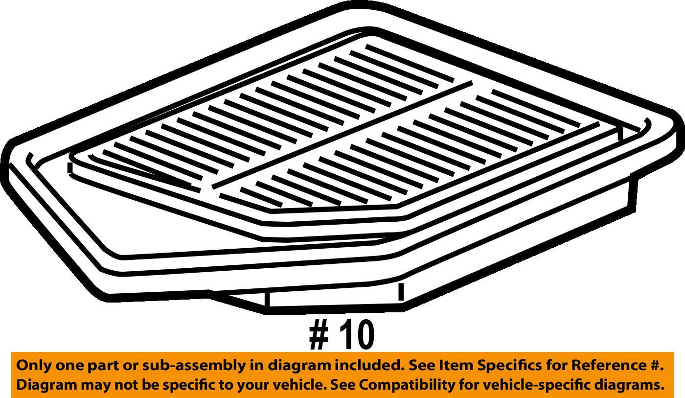 Honda Genuine 17220-REZ-A00 Air Cleaner Element, Regular