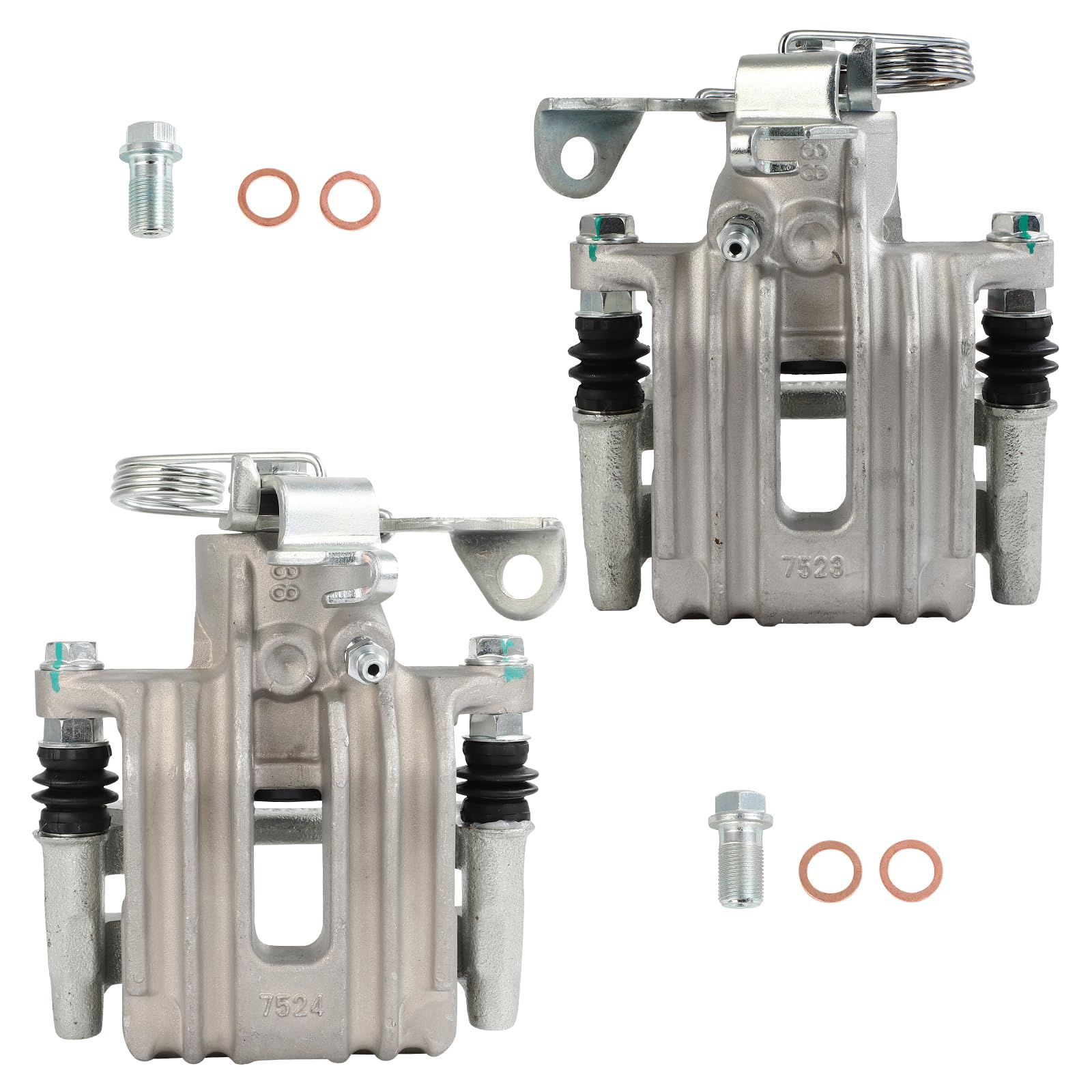 cciyu 19B2109 19B2108 Rear Left & Right Brake Caliper with Bracket Fit For Audi For A4 1998-2001,For Audi For A6 1998-2004,For V