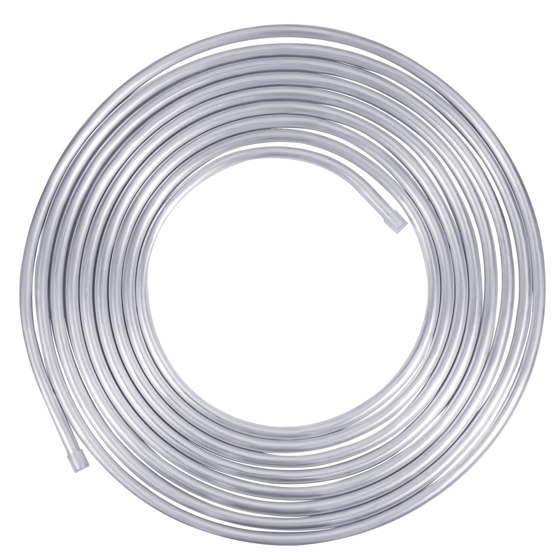 5/16 Metal Fuel Line,5/16 OD Aluminium Coiled Tubing Hard Tube for Refrigeration Tubing, Automotive Oil Pipe,Brake Line, Metal G
