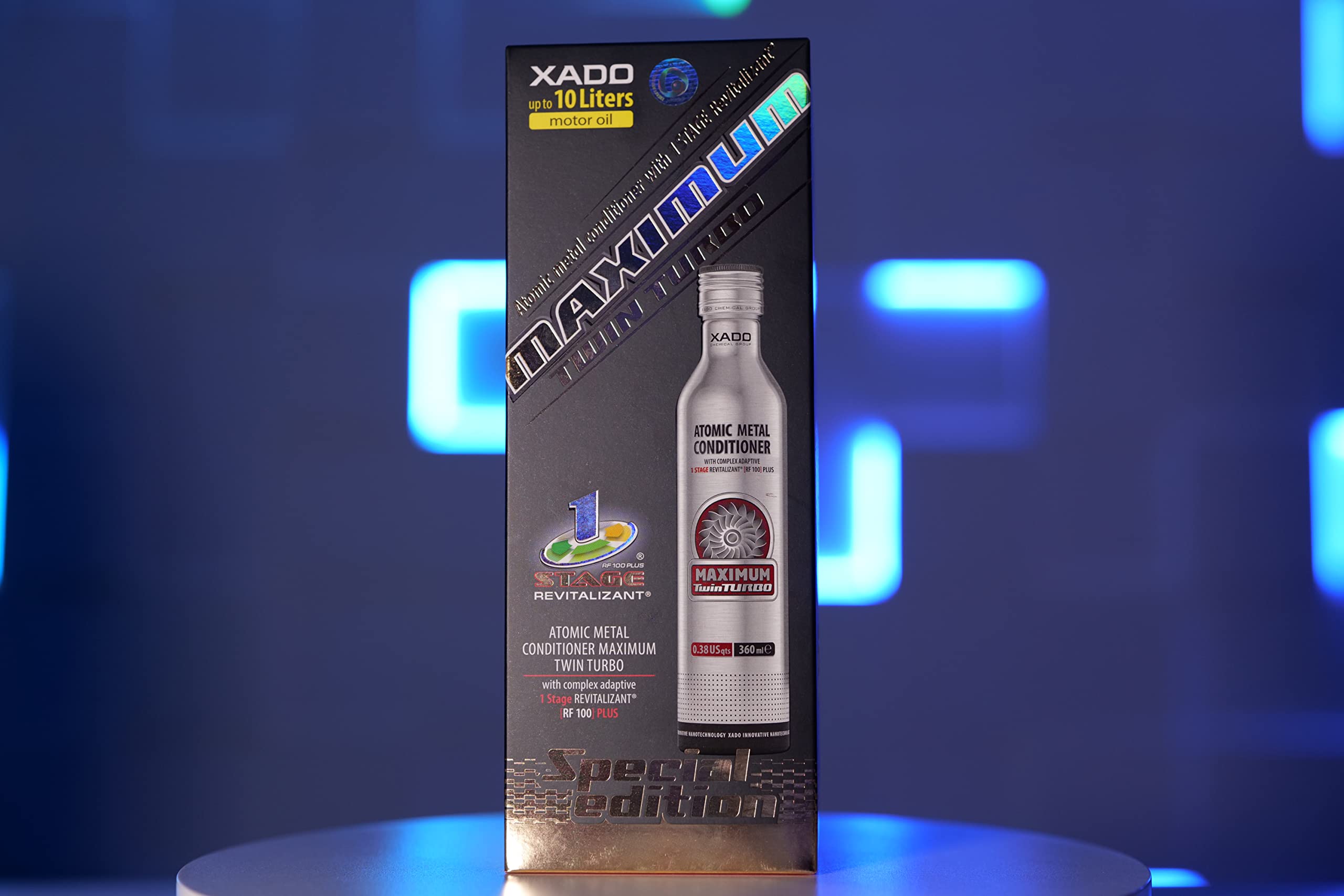 XADO Engine Oil Additive - Metal Conditioner for High-Performance Engines 3-10Qt - Model XA 40028 - Wear Protection & Rebuilding