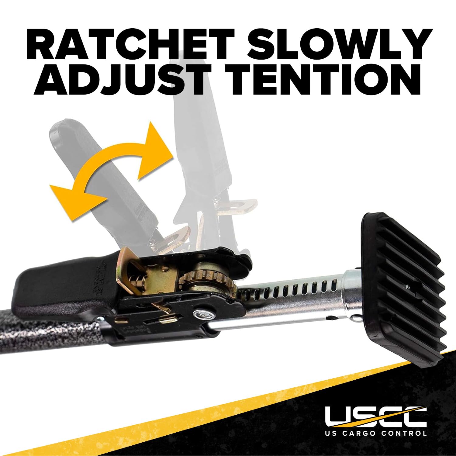 Us Cargo Control Ratcheting Cargo Bar For Small Cargo Bar Needs - Extends From 40 Inches To 70 Inches - Great For Use In Pickup