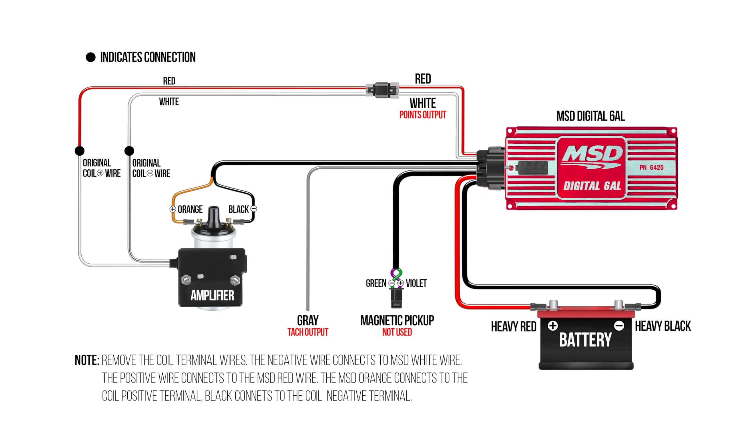 Msd 6425 Digital 6Al Ignition Control W/Rev Control - Red