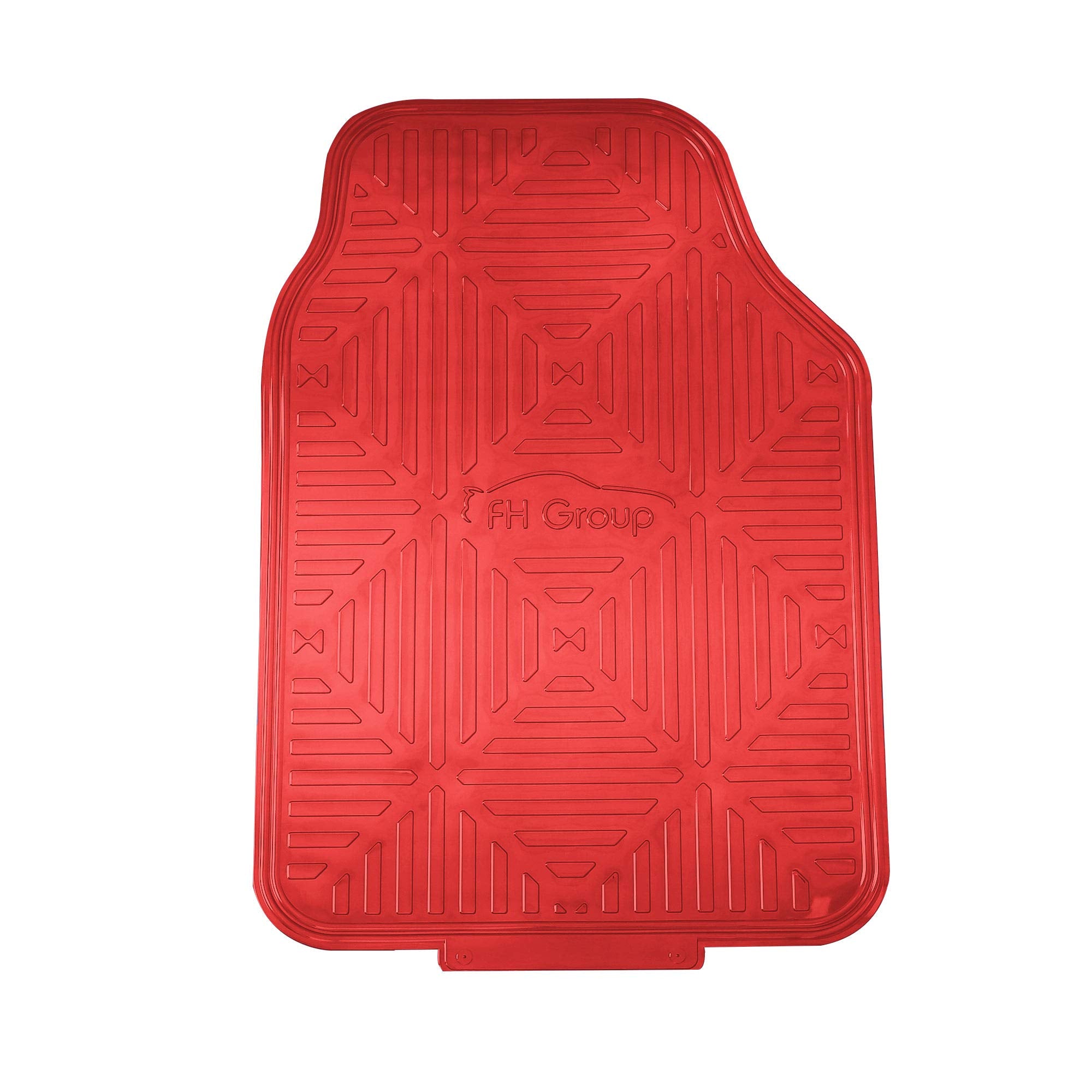 Fh Group Automotive Floor Mats - Heavy-Duty Metallic Rubber Floor Mats For Cars, Universal Fit Full Set, Climaproof Floor Mats,
