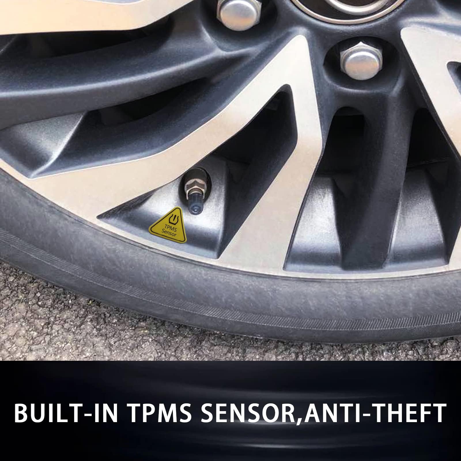 GEARMEISTER Tpms Sensor, 433MHZ Tire Pressure Sensor for Chevrolet/Buick/Cadillac/GMC Acadia Sierra 2016-2022, Pre-Programmed TP